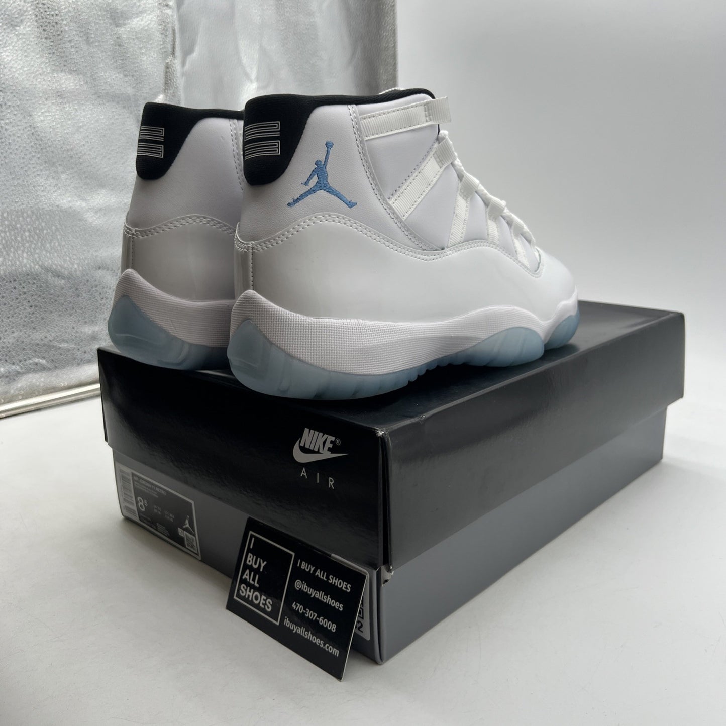 Size 8.5 - Air Jordan 11 Retro 2024 Legend Blue / Columbia (CT8012-104)