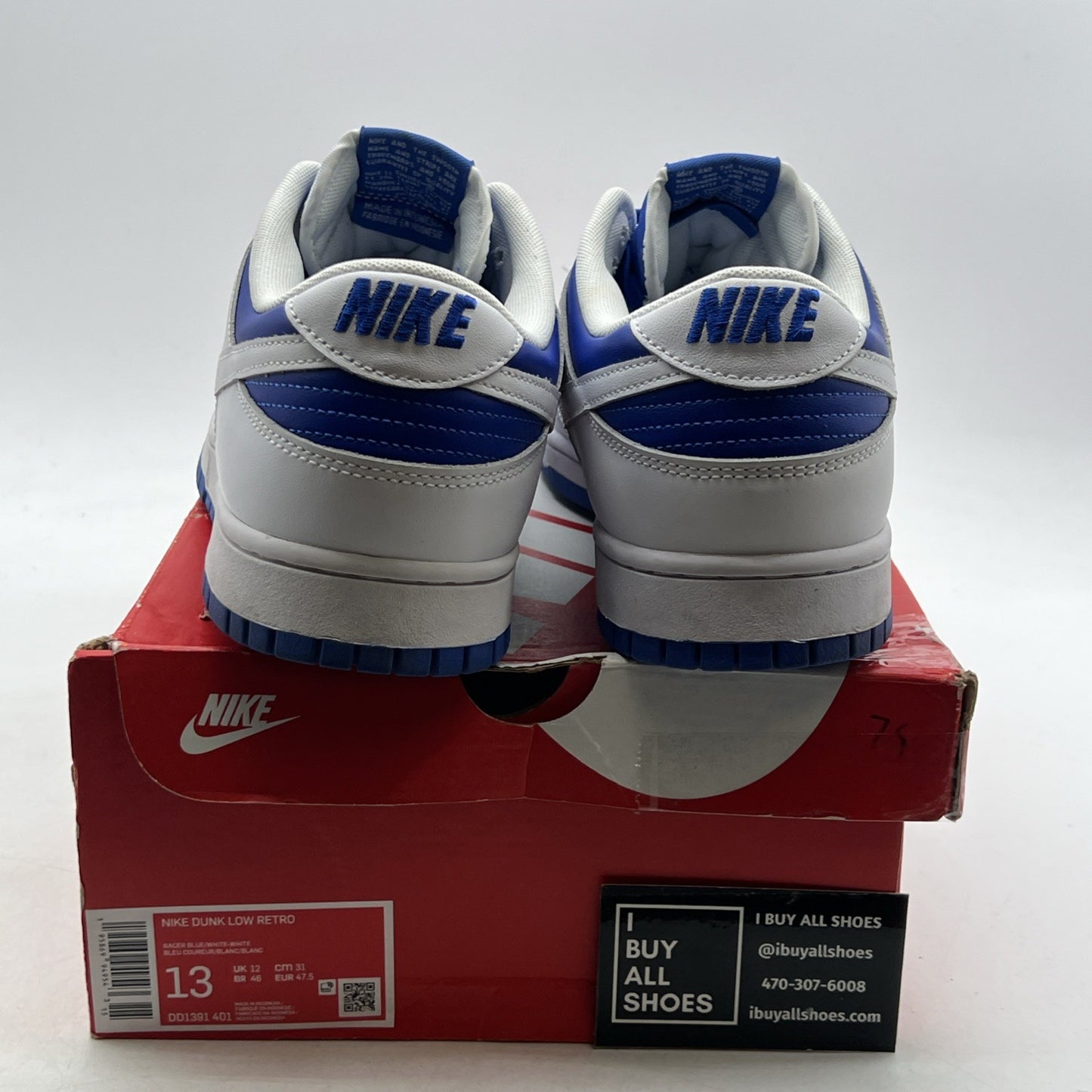 Size 13 - Nike Dunk Low Racer Blue 2022 (DD1391-401)