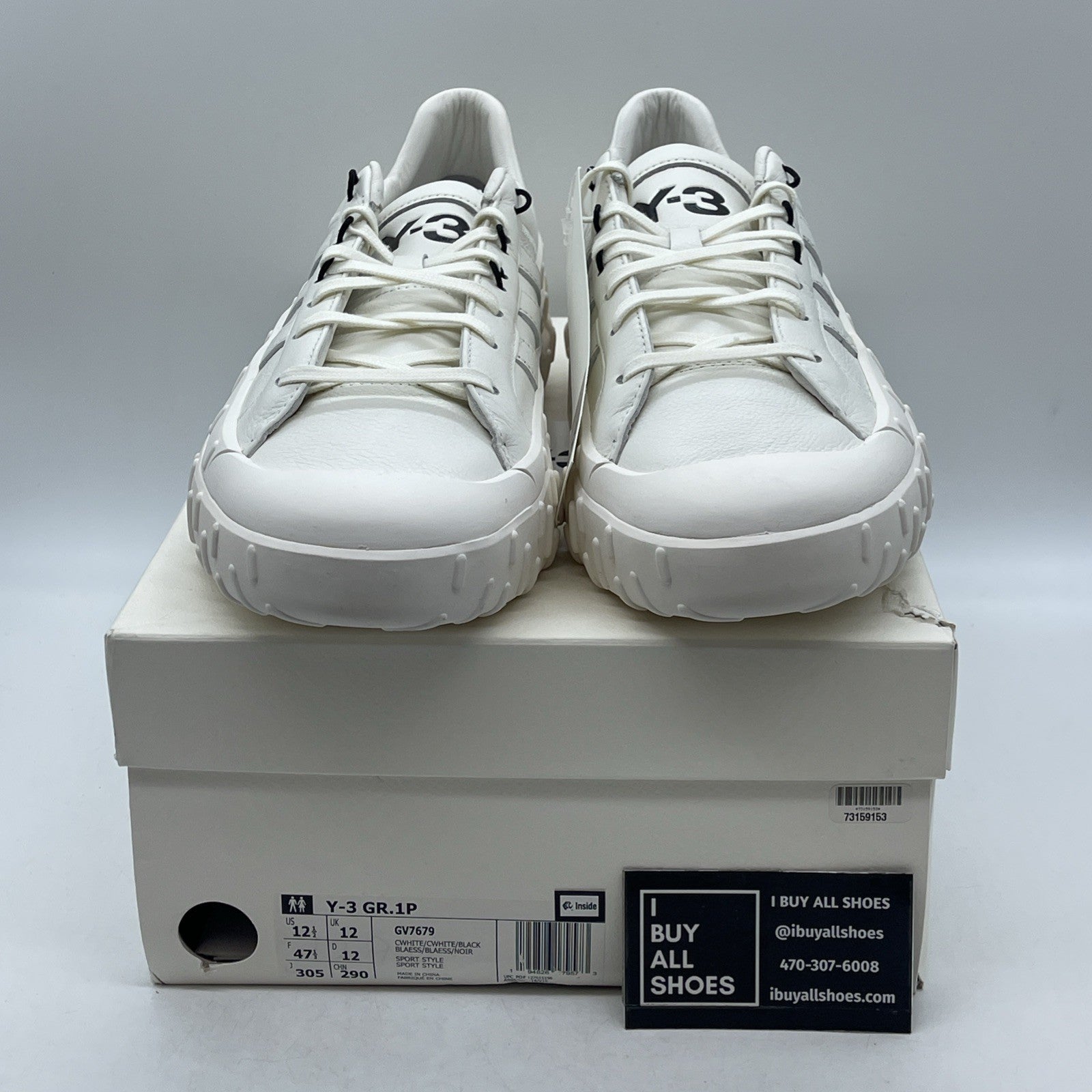 Size 12.5 - Adidas Y-3 GR.1P Core White (GV7679)