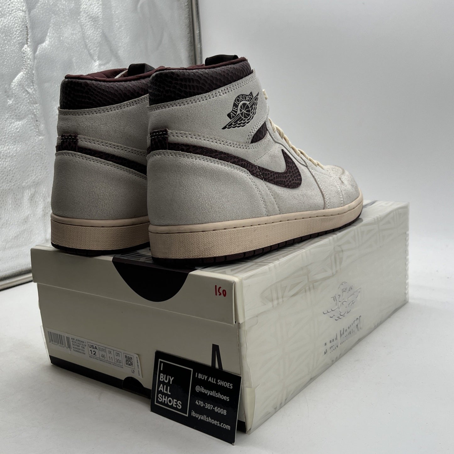 Size 12 - Air Jordan 1 OG x A Ma Maniere High Airness (DO7097-100)
