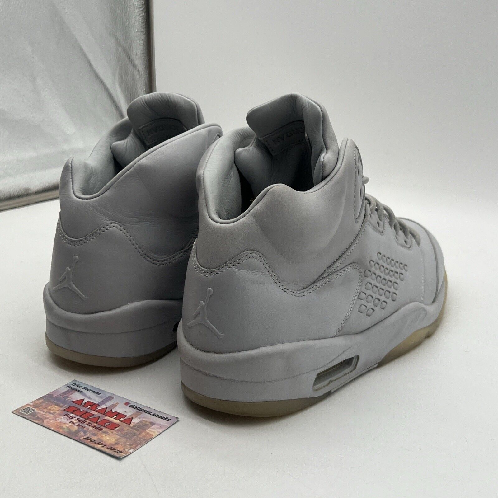 Size 11.5 - Air Jordan 5 Retro Premium Pure Platinum Leather (881432-003)