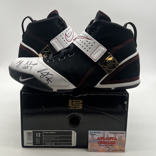 Size 12 - Nike Zoom LeBron 5 Fearless (317253-011) Signed