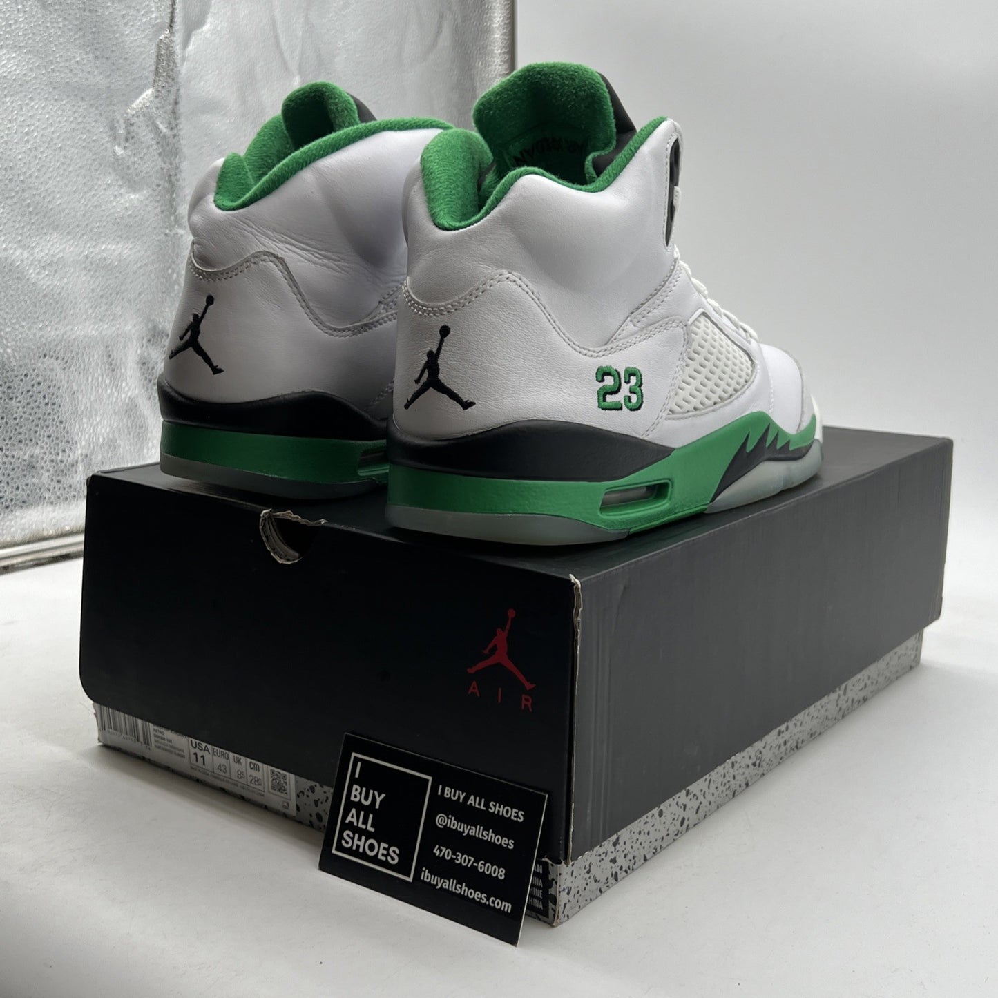 Size 11 - Air Jordan 5 Retro Lucky Green W (DD9336-103)