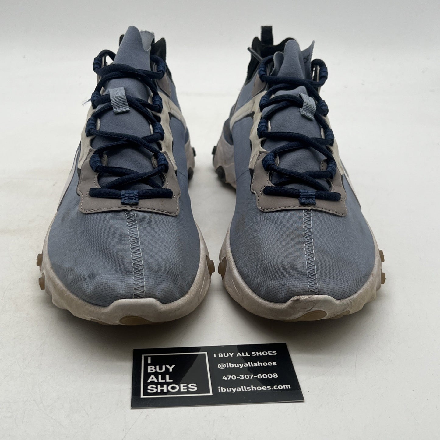 Size 12 - Nike React Element 55 Indigo Fog (BQ6166-402)