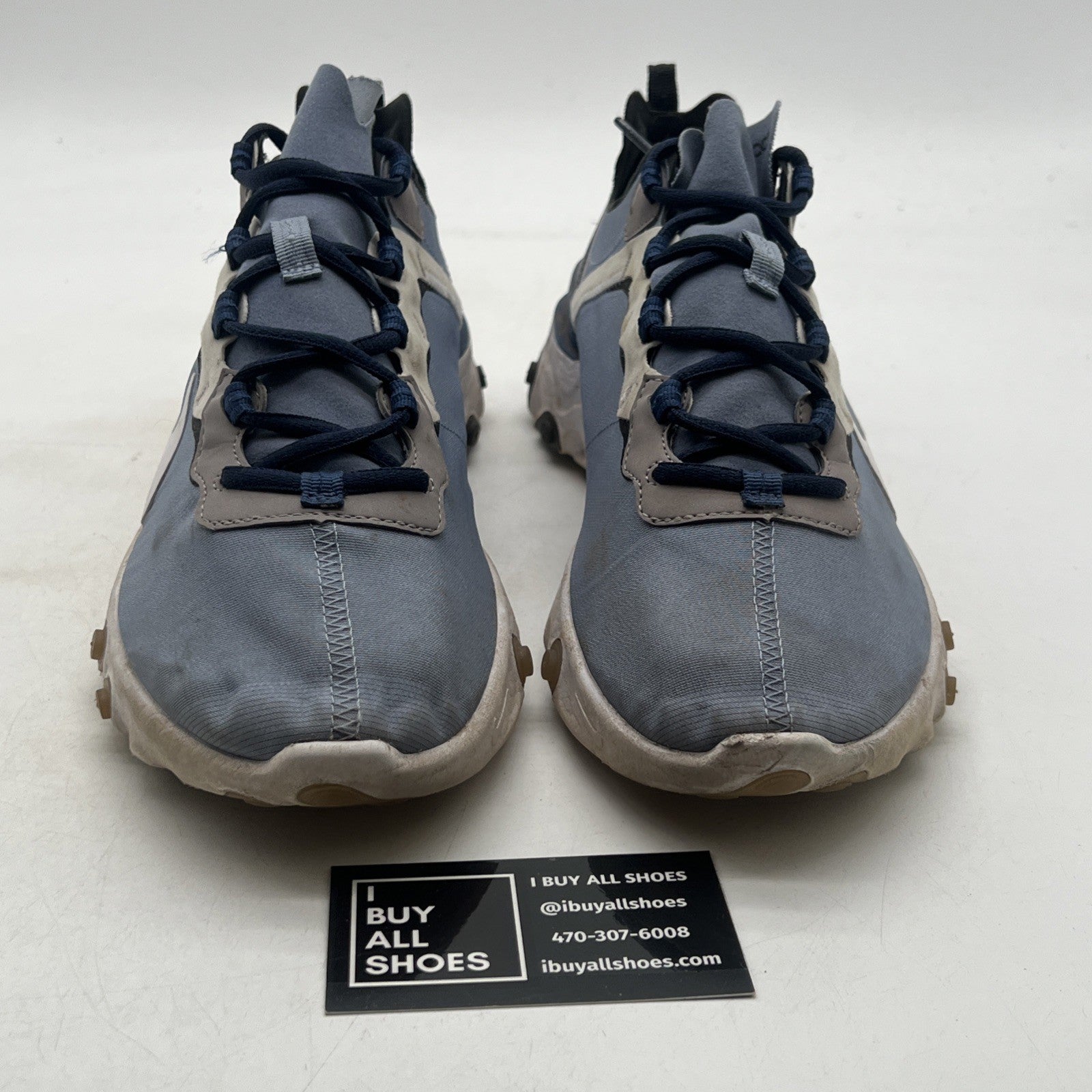 Size 12 - Nike React Element 55 Indigo Fog (BQ6166-402)