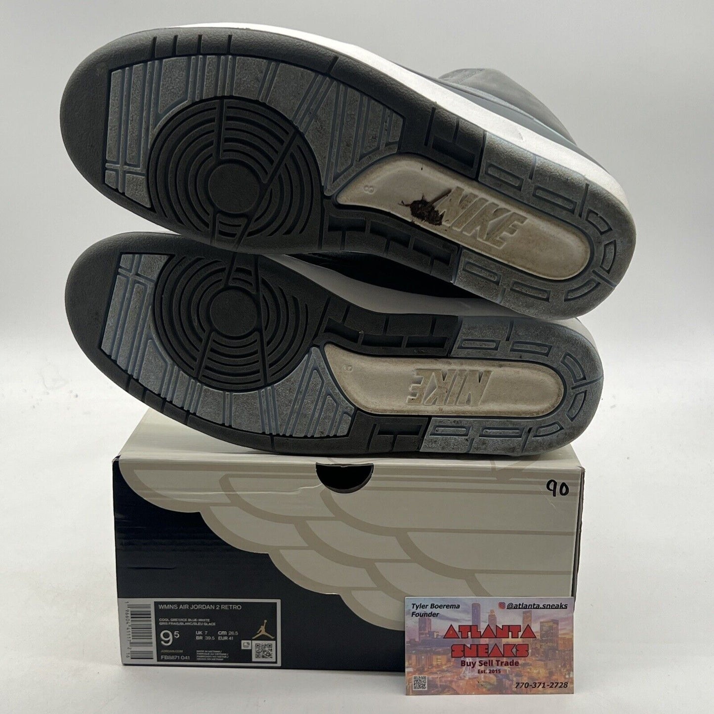 Size 9.5 - Air Jordan 2 Retro Cool Grey W (FB8871-041)