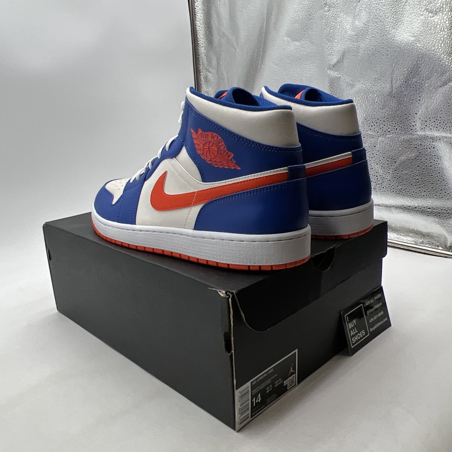 Size 14 - Air Jordan 1 Mid Knicks 2023 (FD1029-400)