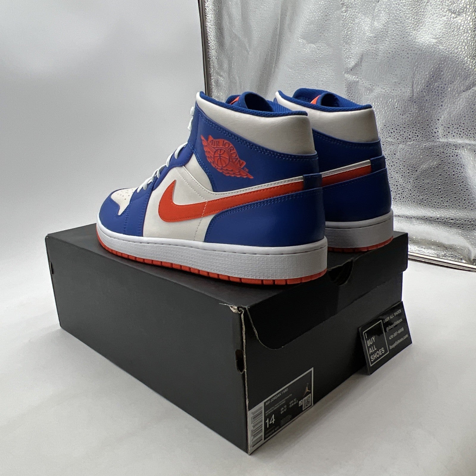 Size 14 - Air Jordan 1 Mid Knicks 2023 (FD1029-400)
