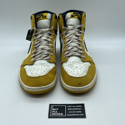 Size 10 - Air Jordan 1 Retro OG High Black Gold (DZ5485-701)