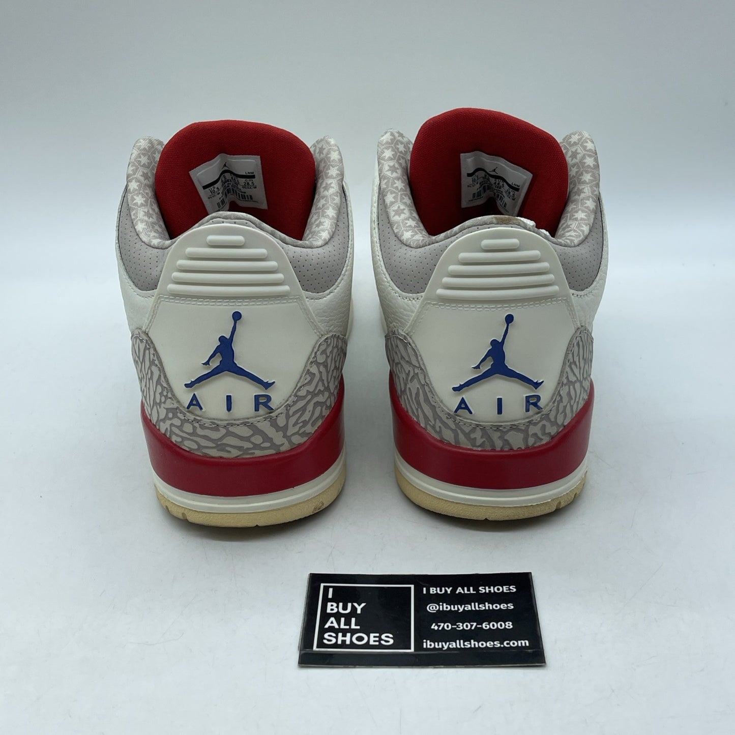 Size 10.5 - Air Jordan 3 Retro International Flight Suede Leather (136064-140)