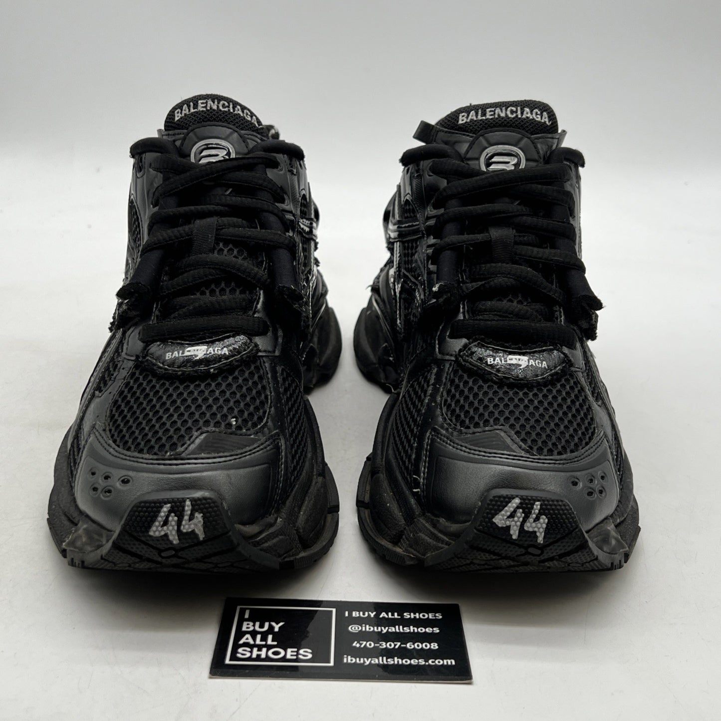 Size 11 - Balenciaga Runner Sneaker, black