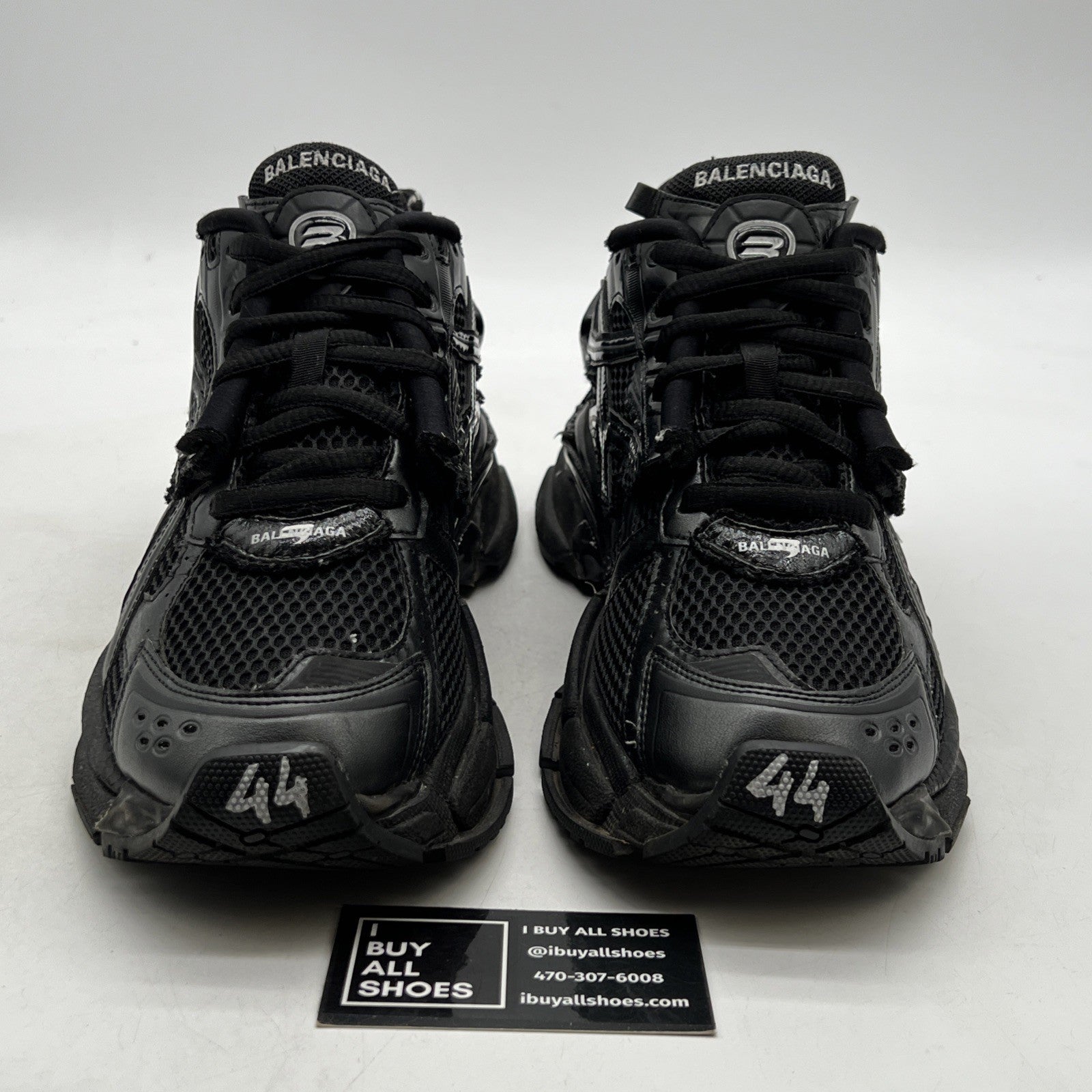 Size 11 - Balenciaga Runner Sneaker, black