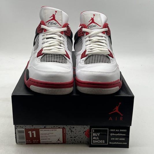 Size 11 - Air Jordan 4 Retro Fire Red 2012 (308497-110)