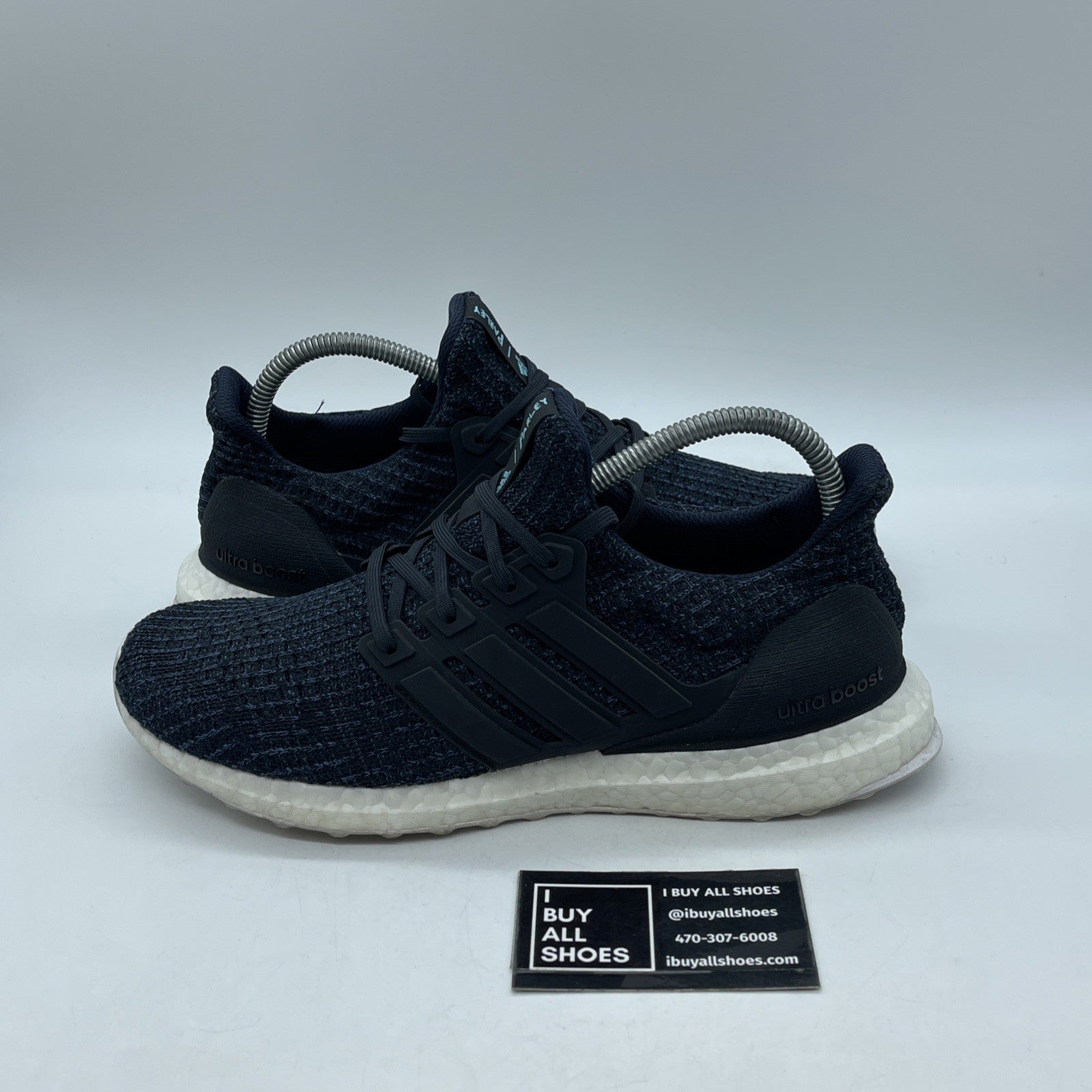 Size 8 - adidas Parley x UltraBoost Deep Ocean Blue Suede (AC7836)