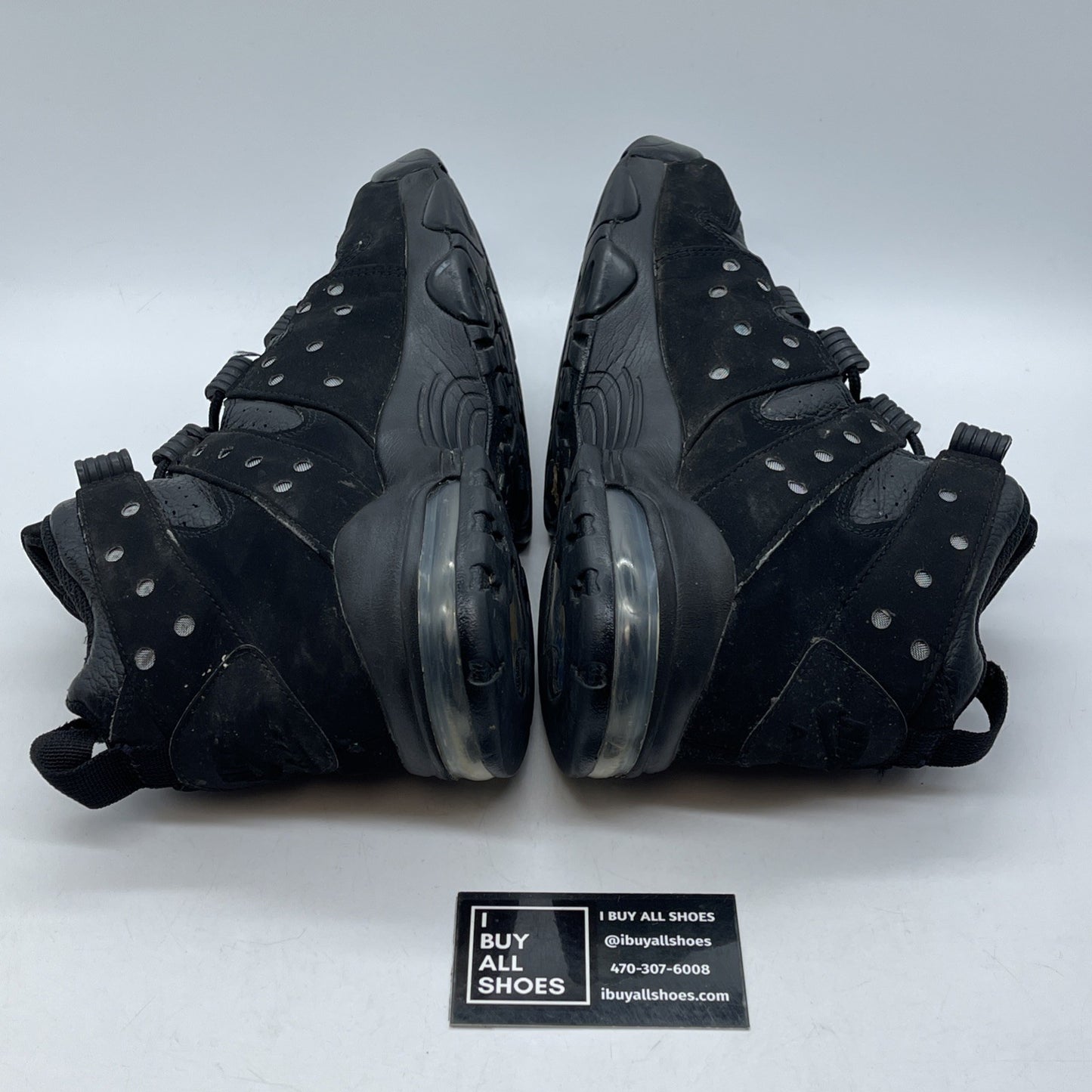 Size 10.5 - Nike Air Max 2 CB 94 Triple Black Suede Leather (DC1411-001)