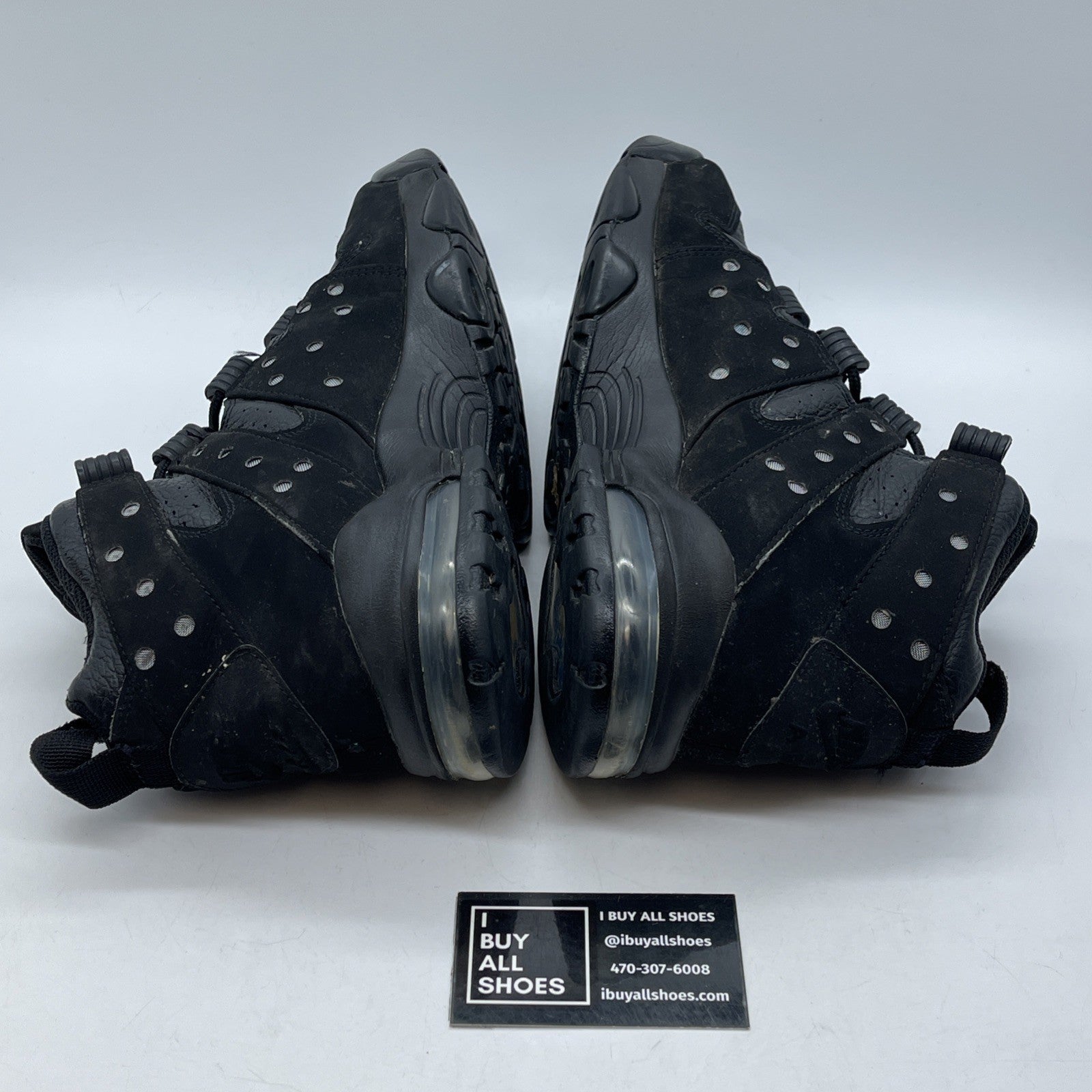 Size 10.5 - Nike Air Max 2 CB 94 Triple Black Suede Leather (DC1411-001)
