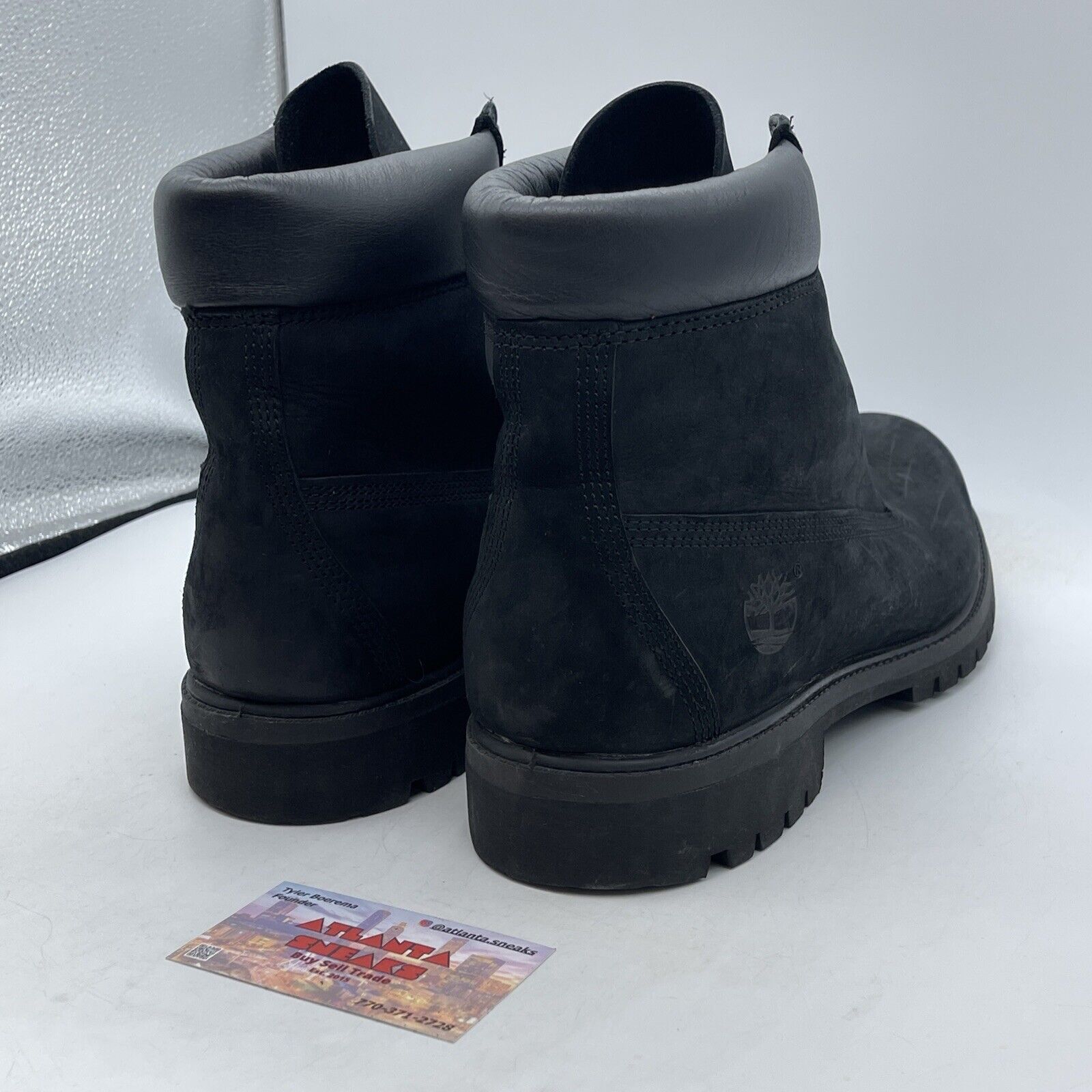 Size 12 - Timberland Men 6 INCH Premium Boot  Black Suede Leather (10073A3935)