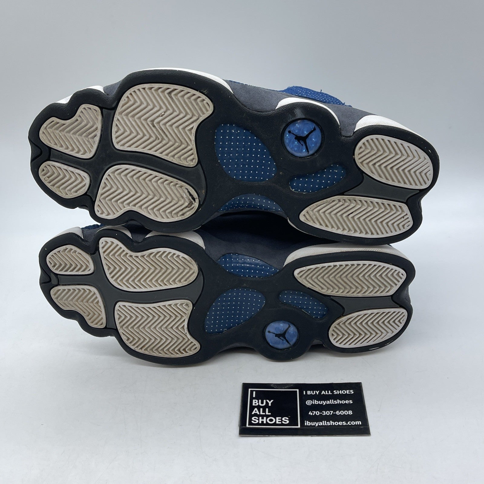 Size 9 - Air Jordan 13 Retro 2010 Flint Blue Grey White Suede (414571-401)