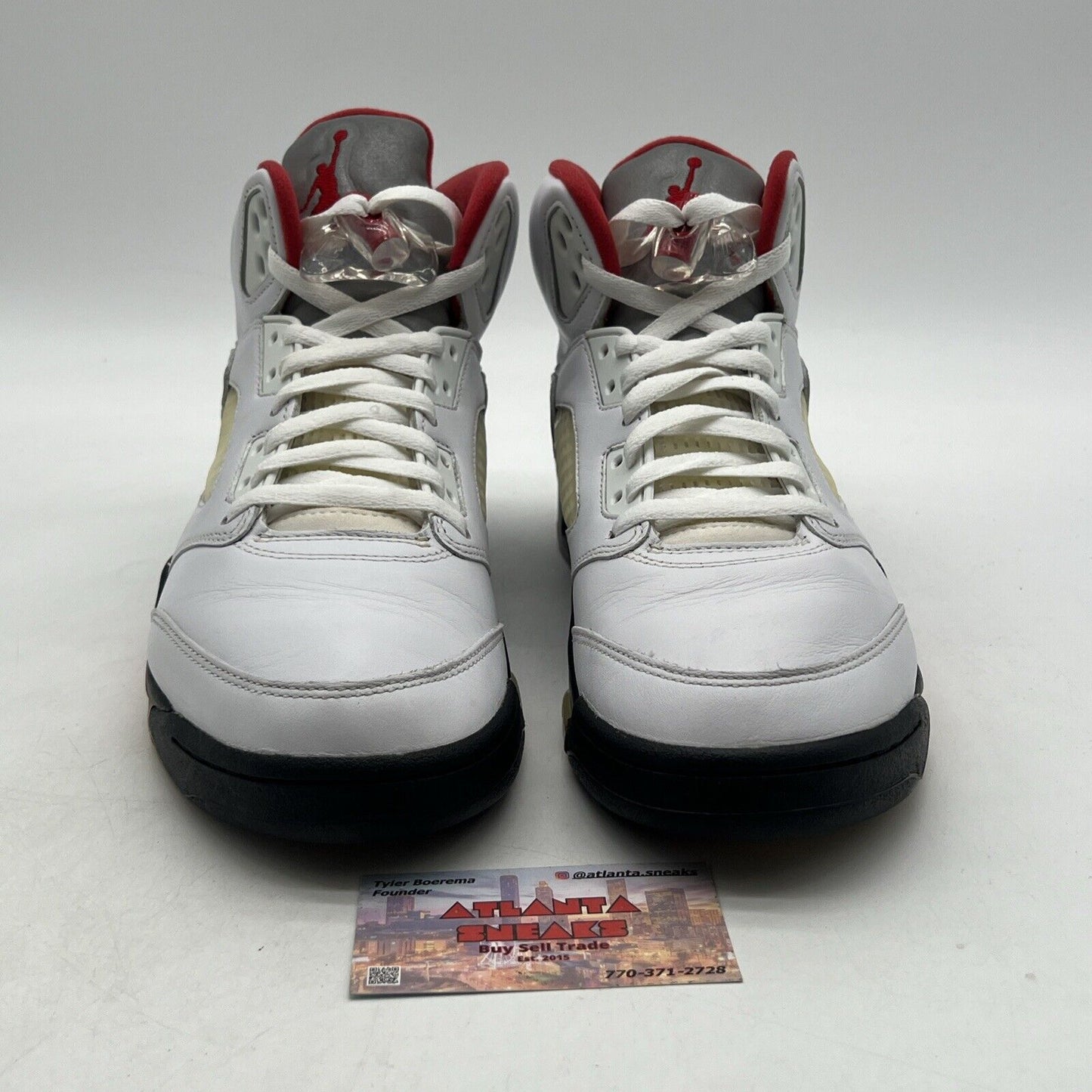 Size 9.5 - Jordan 5 Retro Mid Fire Red (DA1911-102)