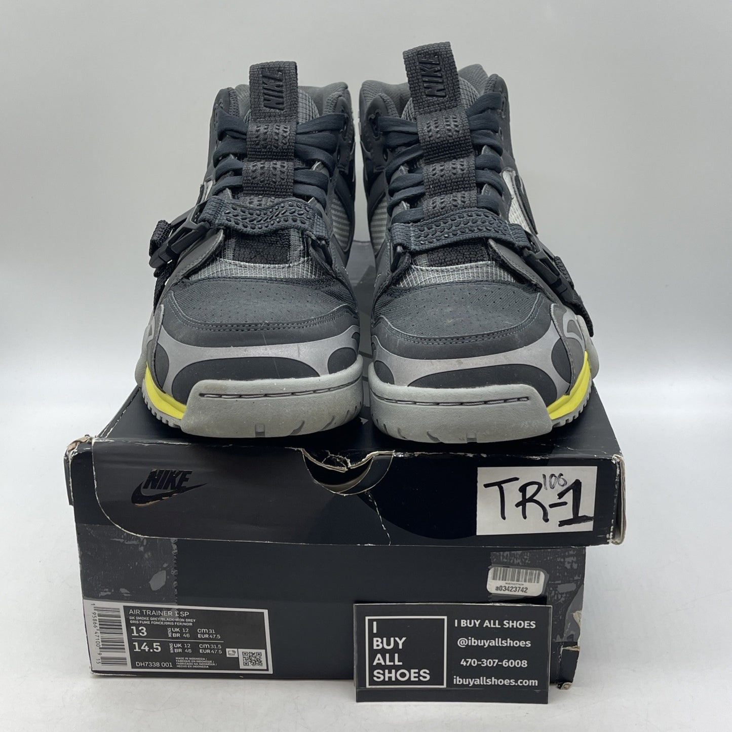 Size 13 - Nike Air Trainer 1 Utility Dark Smoke Grey (DH7338-001)