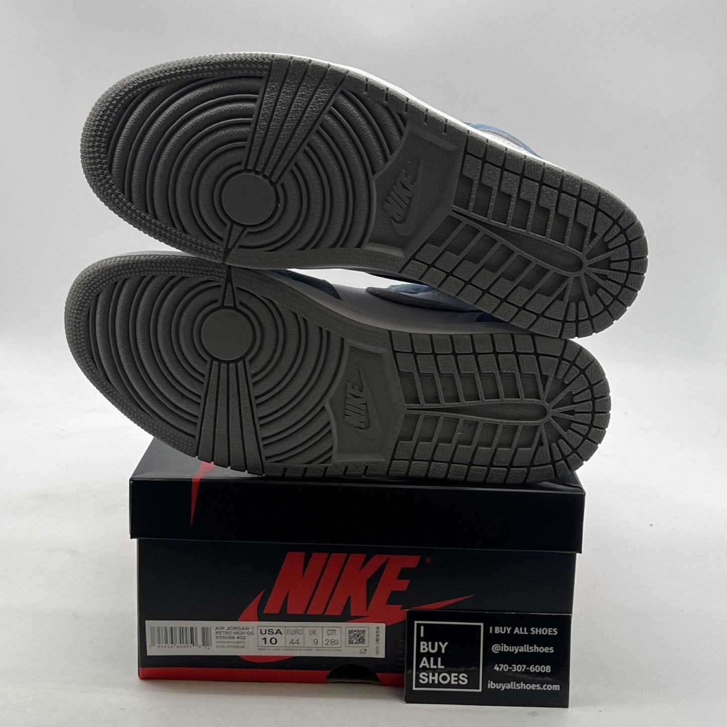 Size 10 - Air Jordan 1 Retro OG High Hyper Royal (555088-402)