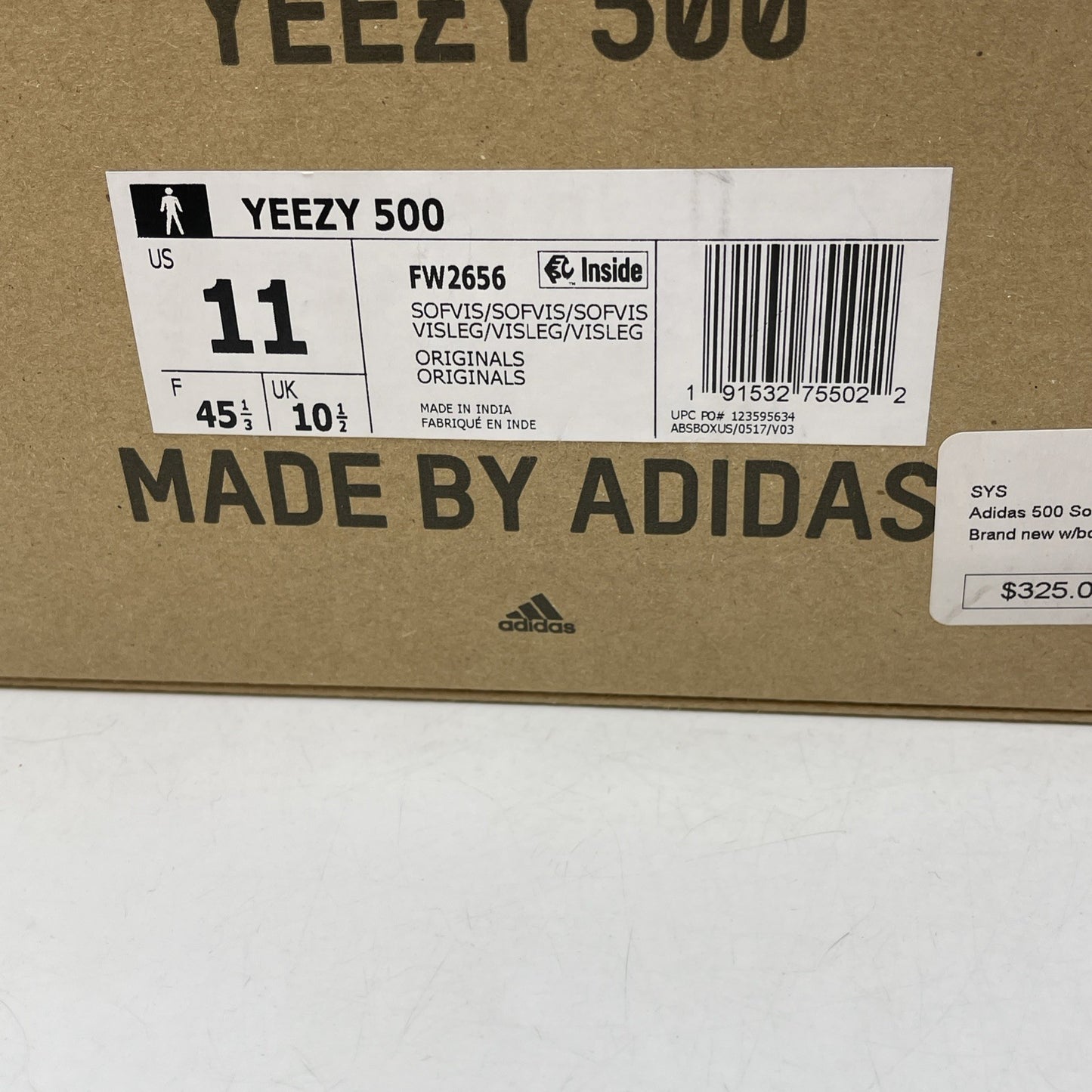 Size 11 - adidas Yeezy 500 Soft Vision Purple Suede Leather (FW2656)