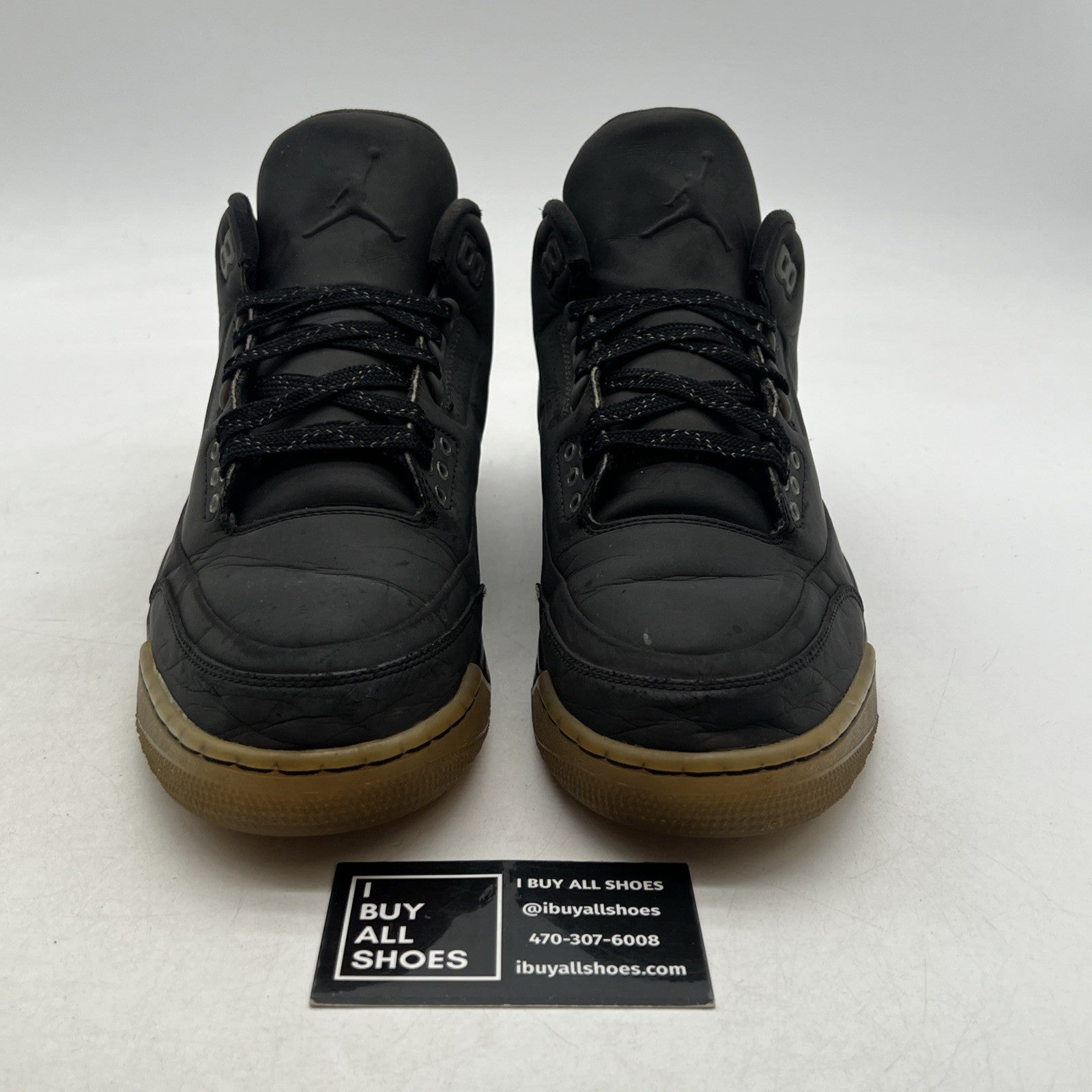Size 8 - Air Jordan 3 5Lab3 Reflective Black (631603-010)