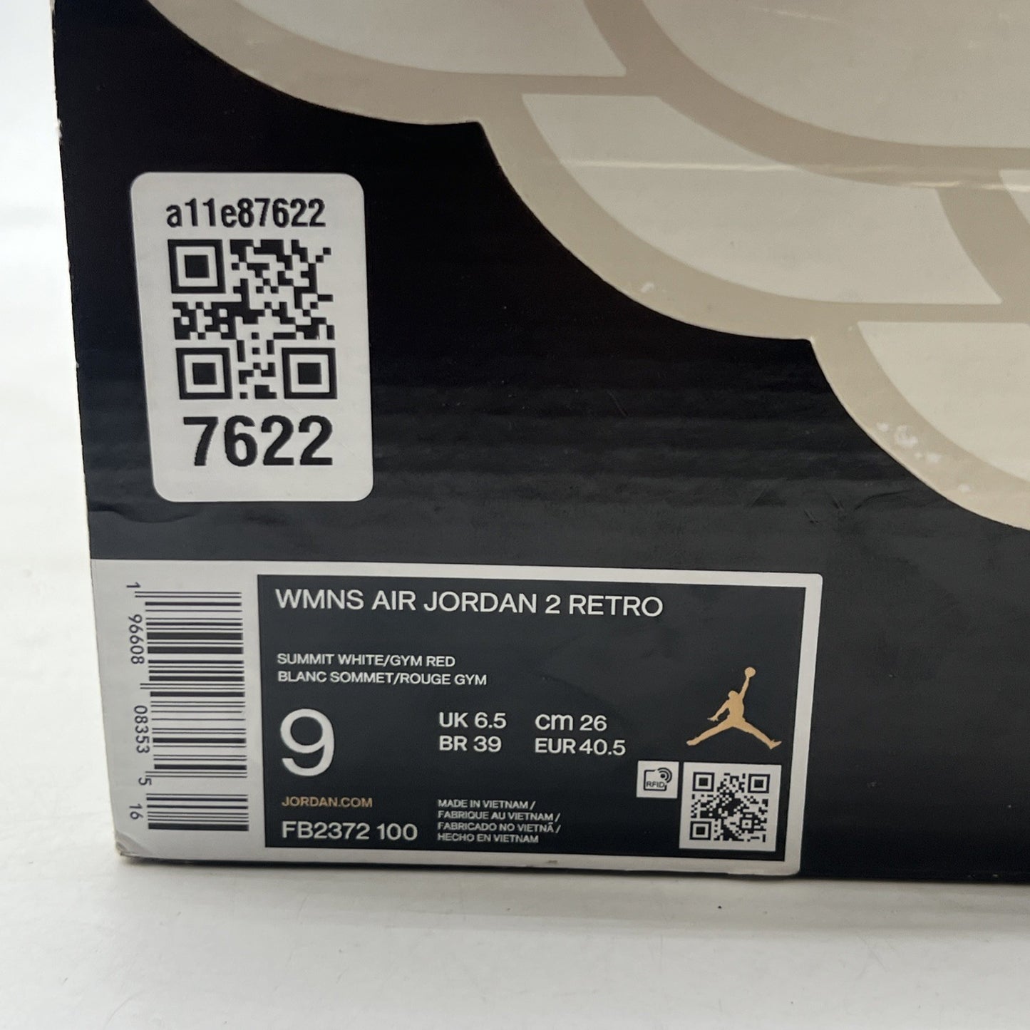 Size 9 - Air Jordan 2 Retro Soft Pink W (FB2372-100)