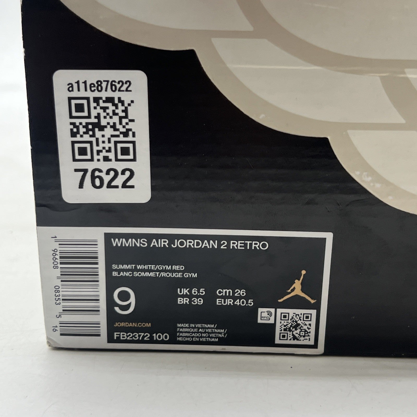Size 9 - Air Jordan 2 Retro Soft Pink W (FB2372-100)