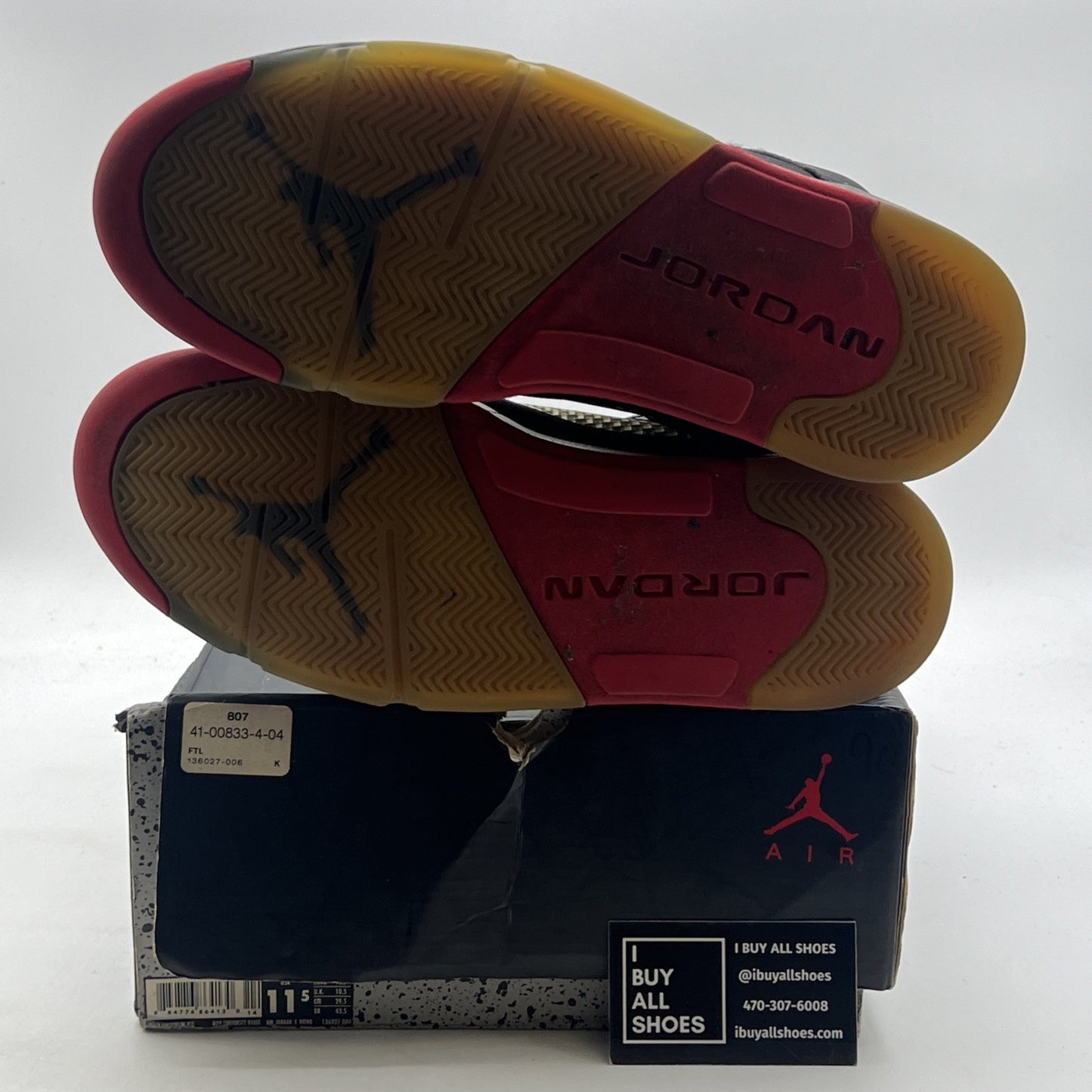 Size 11.5 - Air Jordan 5 Retro Satin Bred (136027-006)