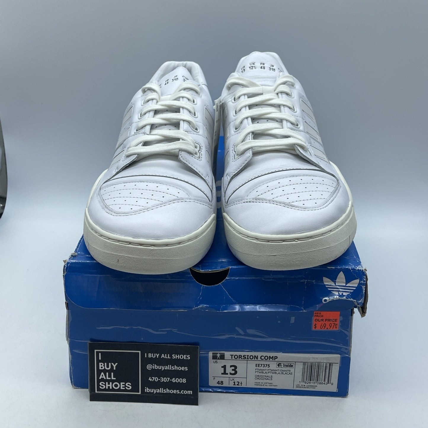 Size 13 - Adidas Torison Comp Cloud White (EE7375)