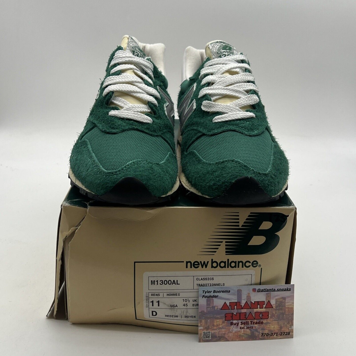 Size 11 - New Balance 1300 Aime Leon Dore “Botanical Green” (M1300AL)