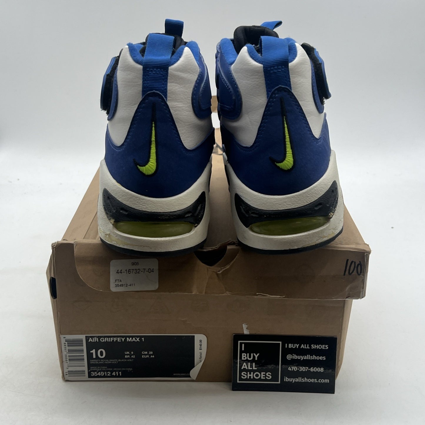 Size 10 - Nike Air Griffey Max 1 Varsity Royal (354912-411)