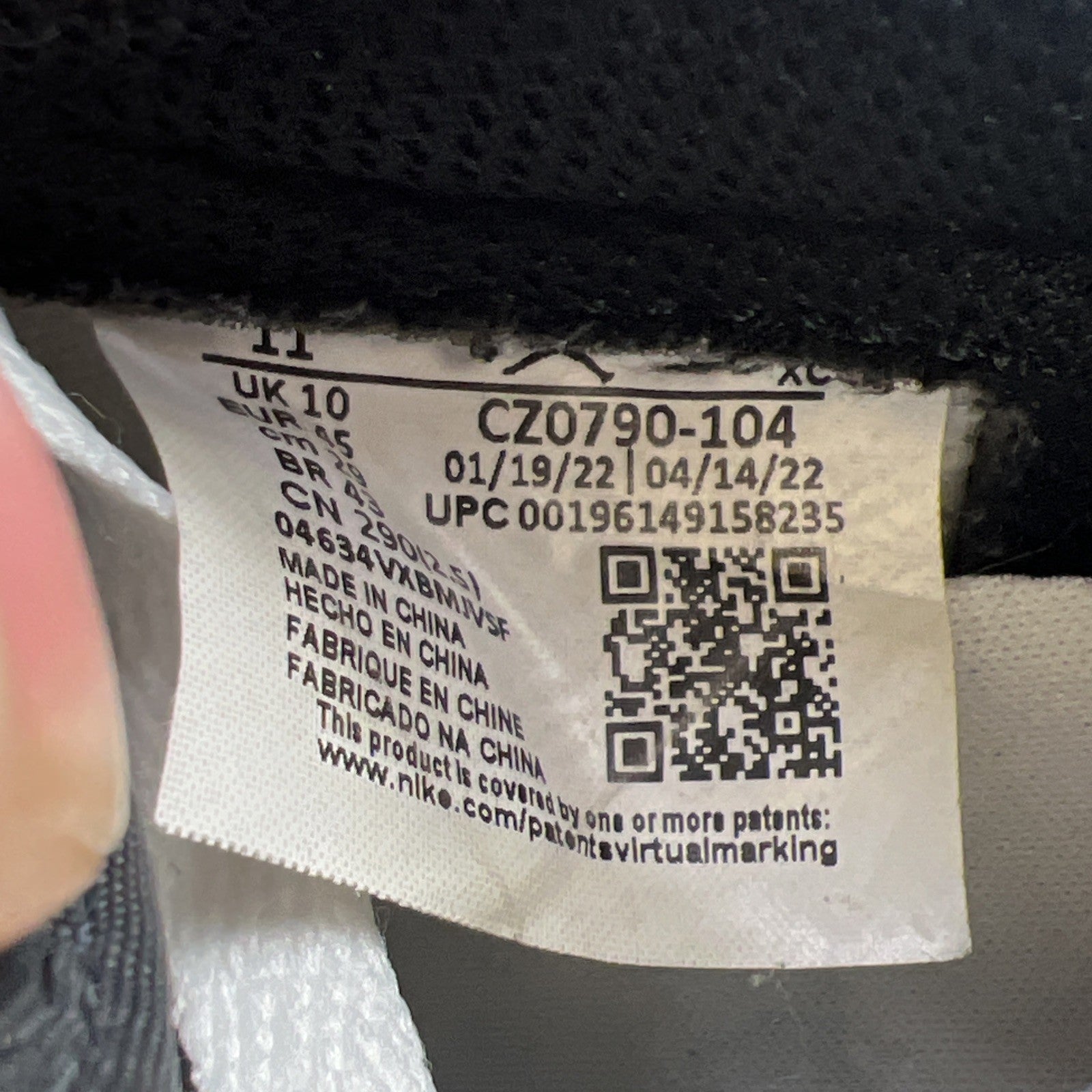 Size 11 - Air Jordan 1 Retro OG Low UNC (CZ0790-104)