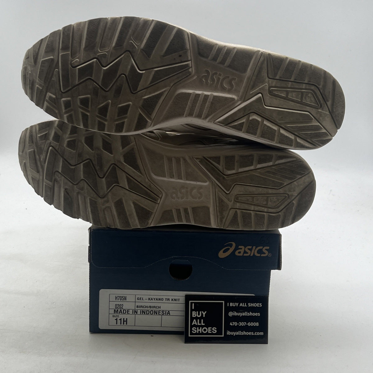 Size 11 - Asics Gel Kayano Trainer Knit Birch (H705N0202)