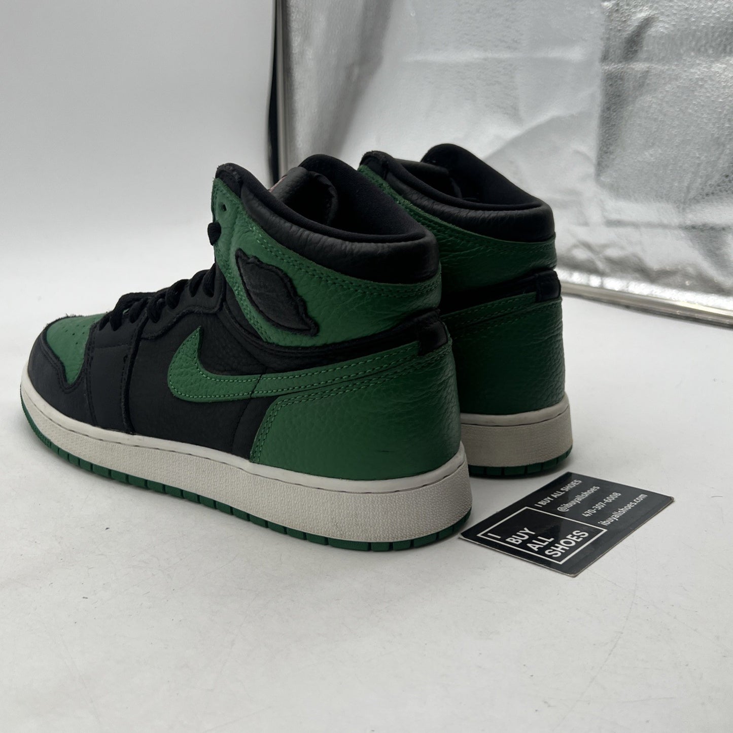 Size 7Y - Air Jordan 1 Retro OG High Pine Green 2.0 (555088-030)