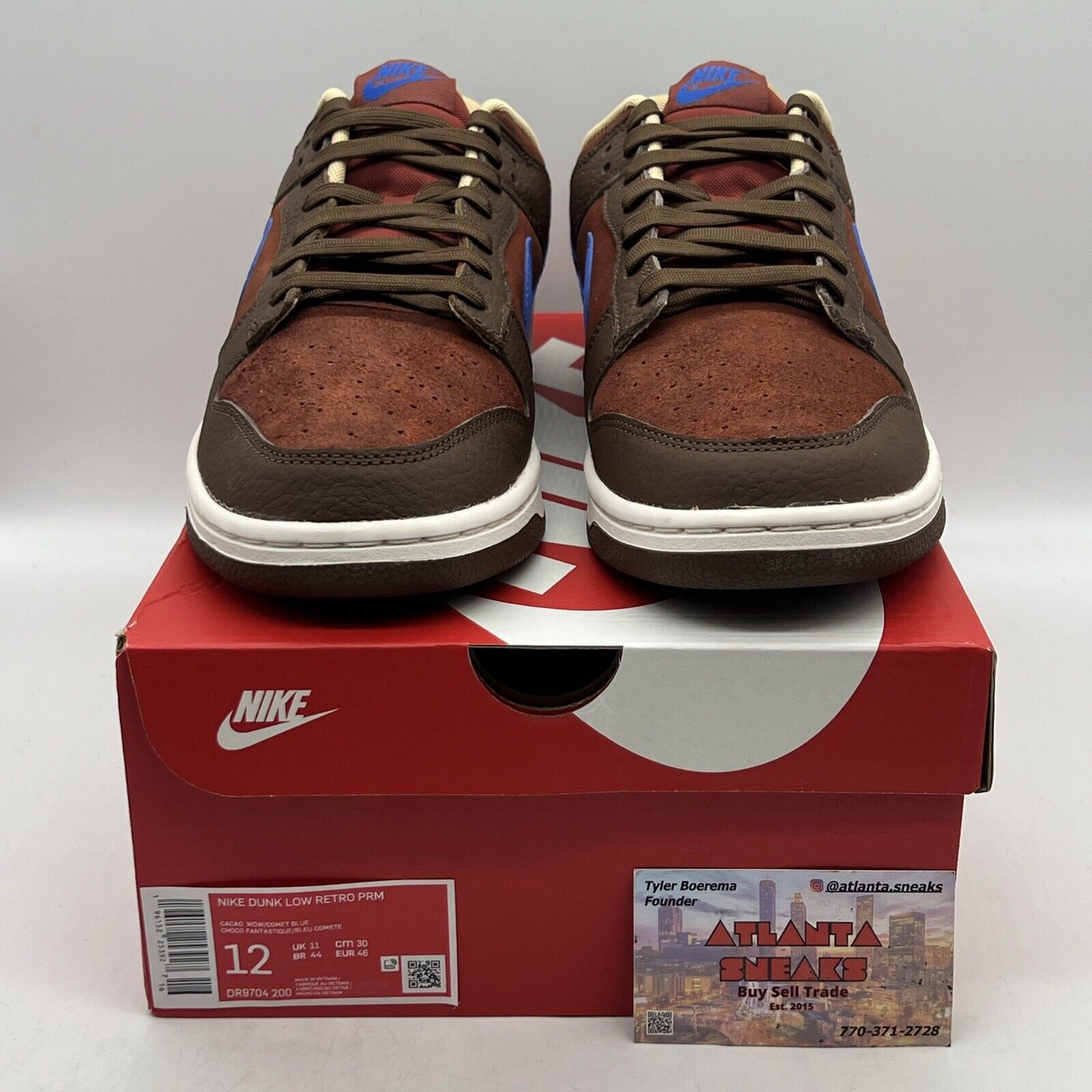 Size 12 - Nike Dunk Low Mars Stone Blue Brand New Og All