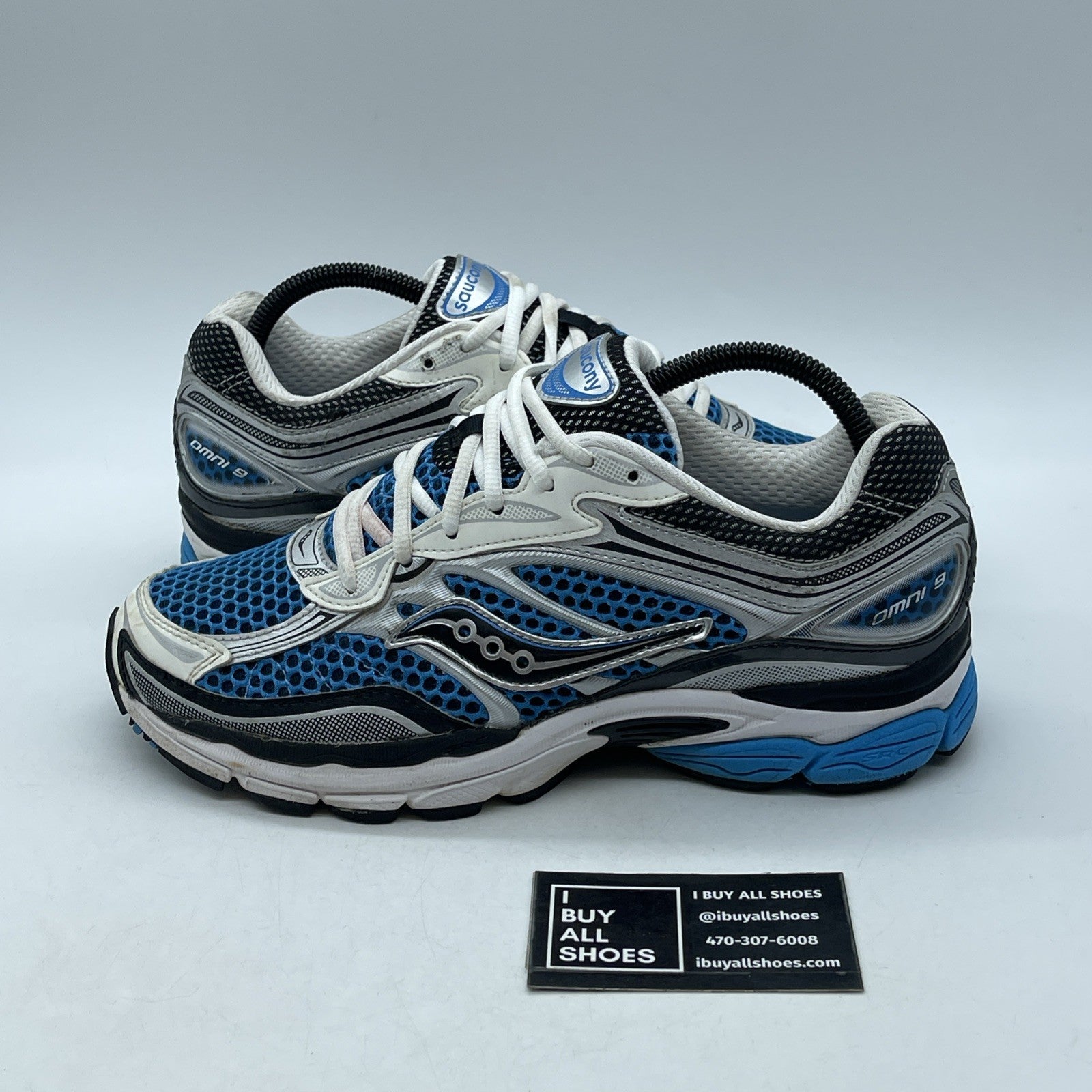 Size 10 - Saucony Progrid Omni 9 OG Royal Silver (S70739-4)