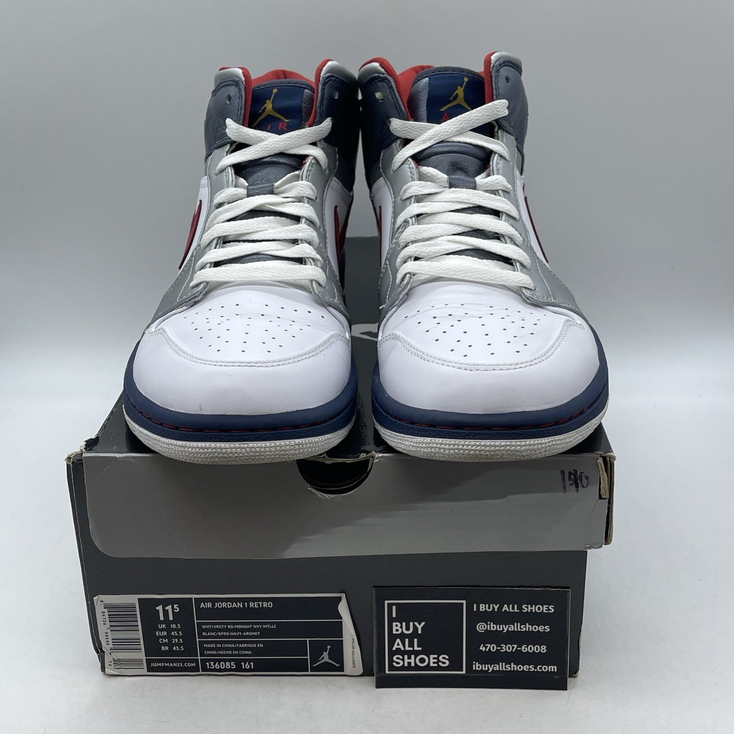 Size 11.5 - Air Jordan 1 Retro Olympic (136085-161)