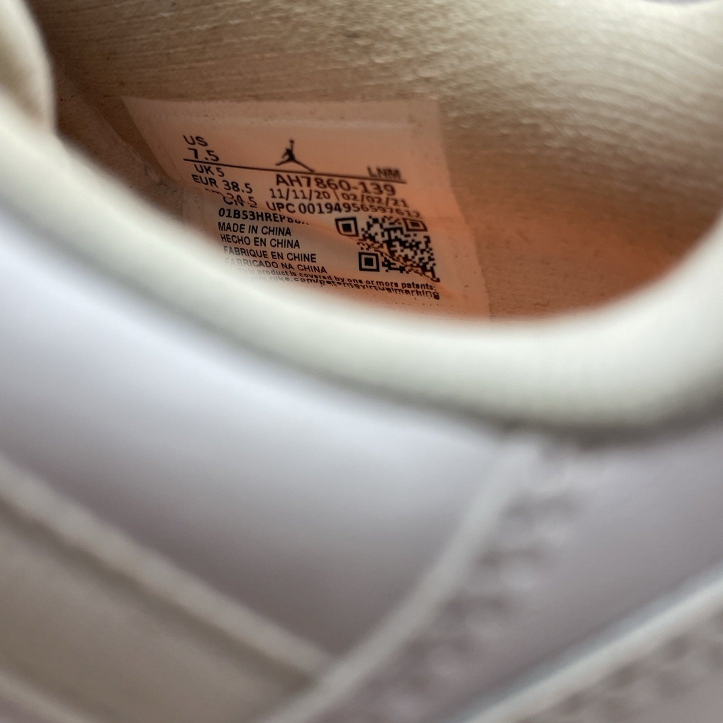 Size 7.5W - Air Jordan 11 Retro Low Bright Citrus White Leather (AH7860-139)