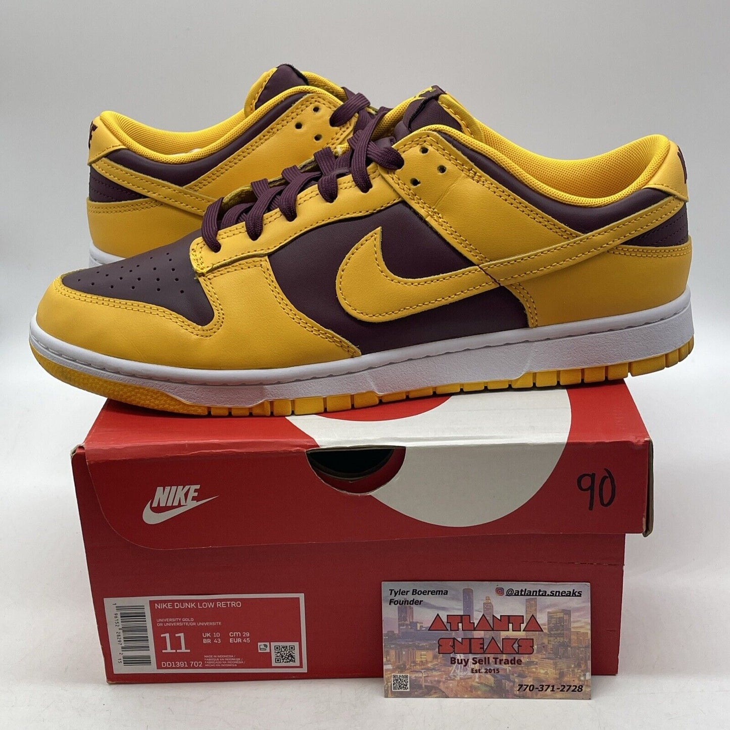 Size 11 - Nike Dunk Low Retro Arizona State Sun Devils 2022 White (DD1391-702)