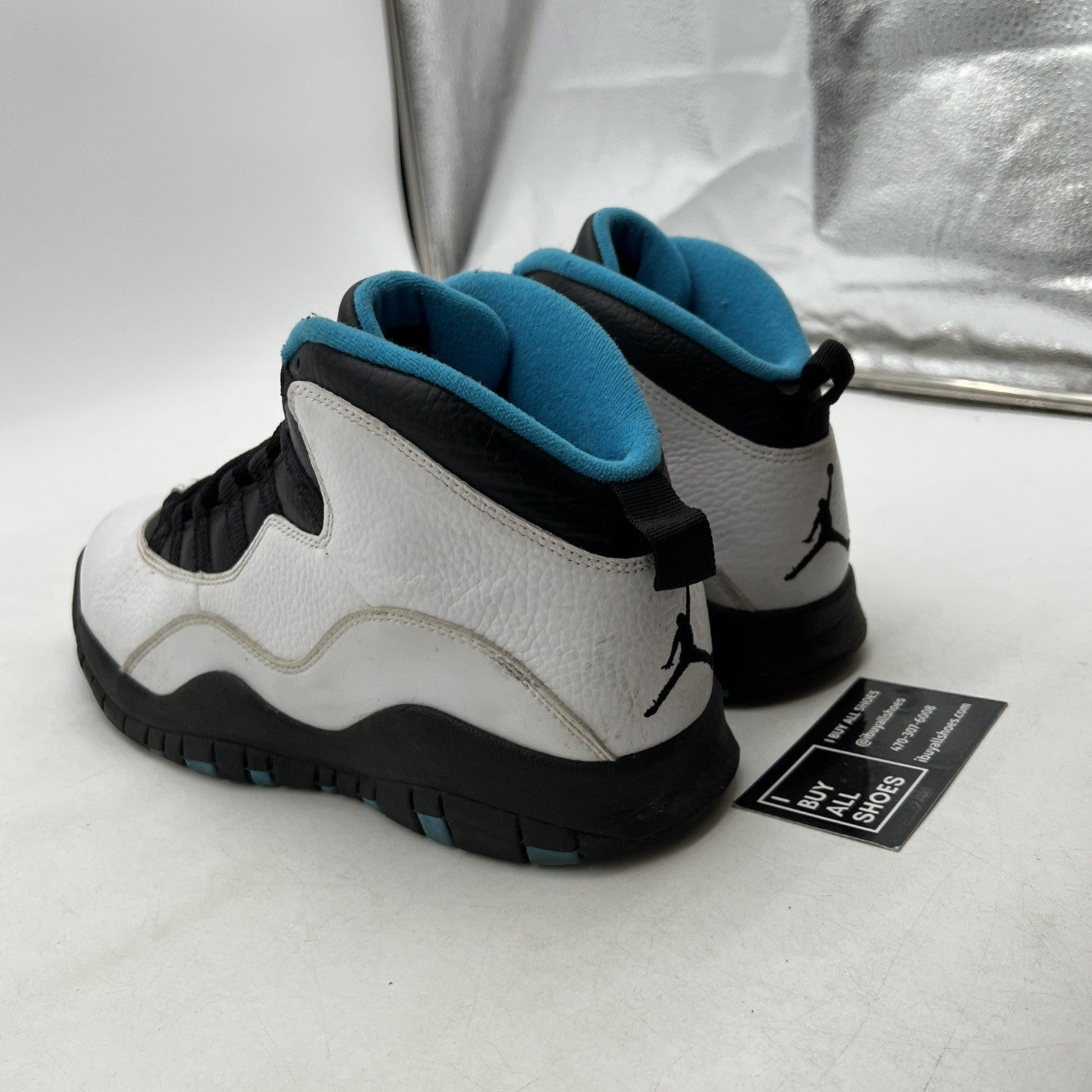 Size 10.5 - Air Jordan 10 Retro 2014 Powder Blue (310805-106)