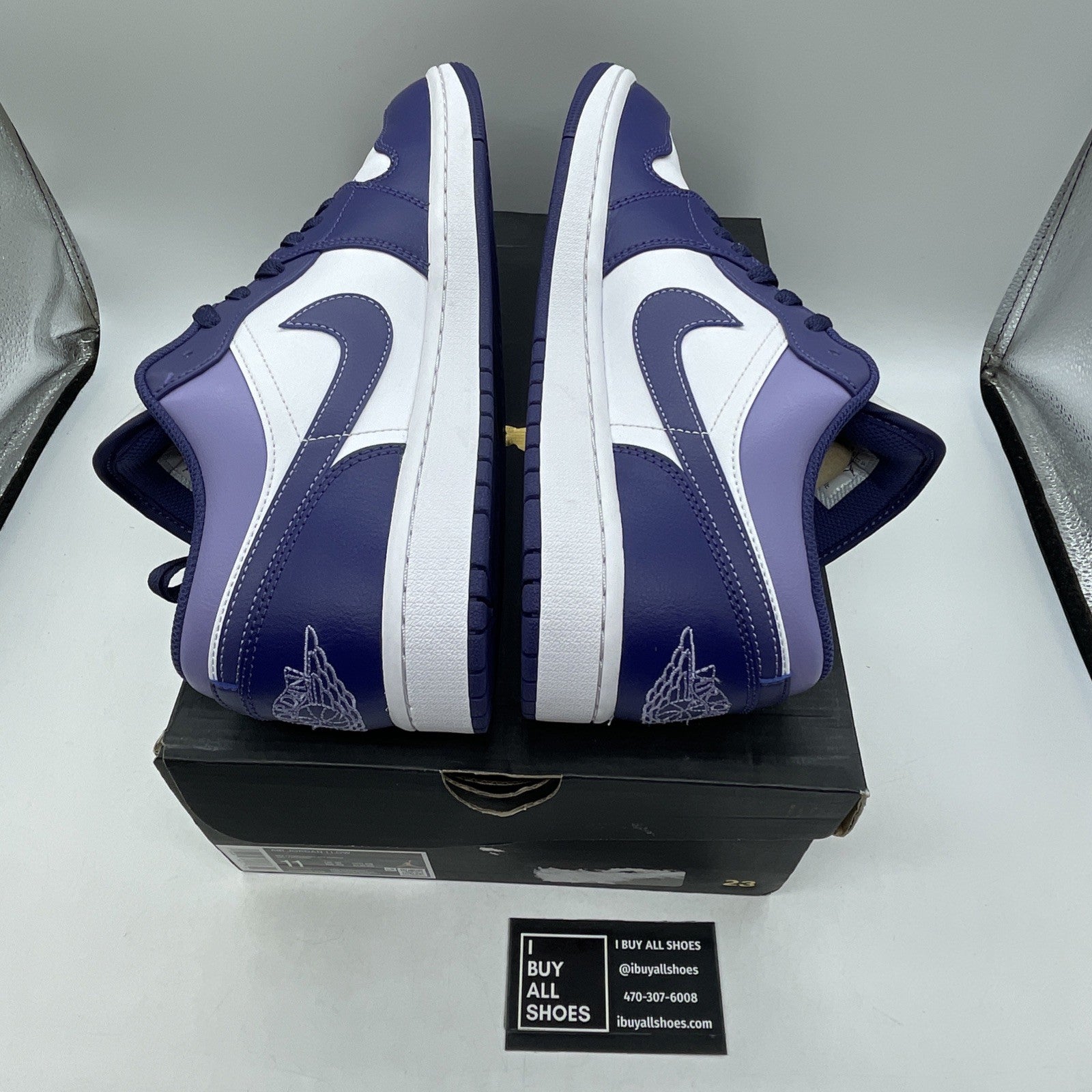 Size 11 - Air Jordan 1 Low Sky J Purple (553558-515)