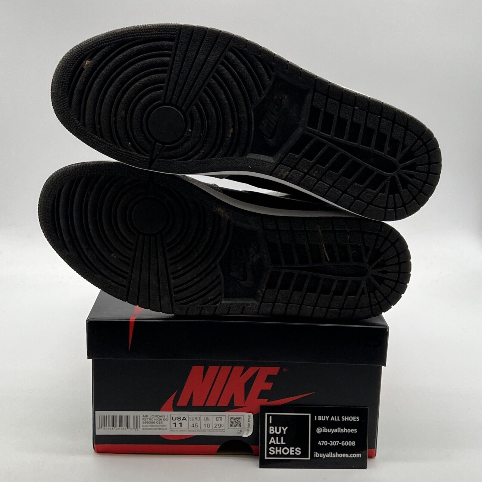Size 11 - Air Jordan 1 Retro OG High Shadow 2.0 (555088-035)