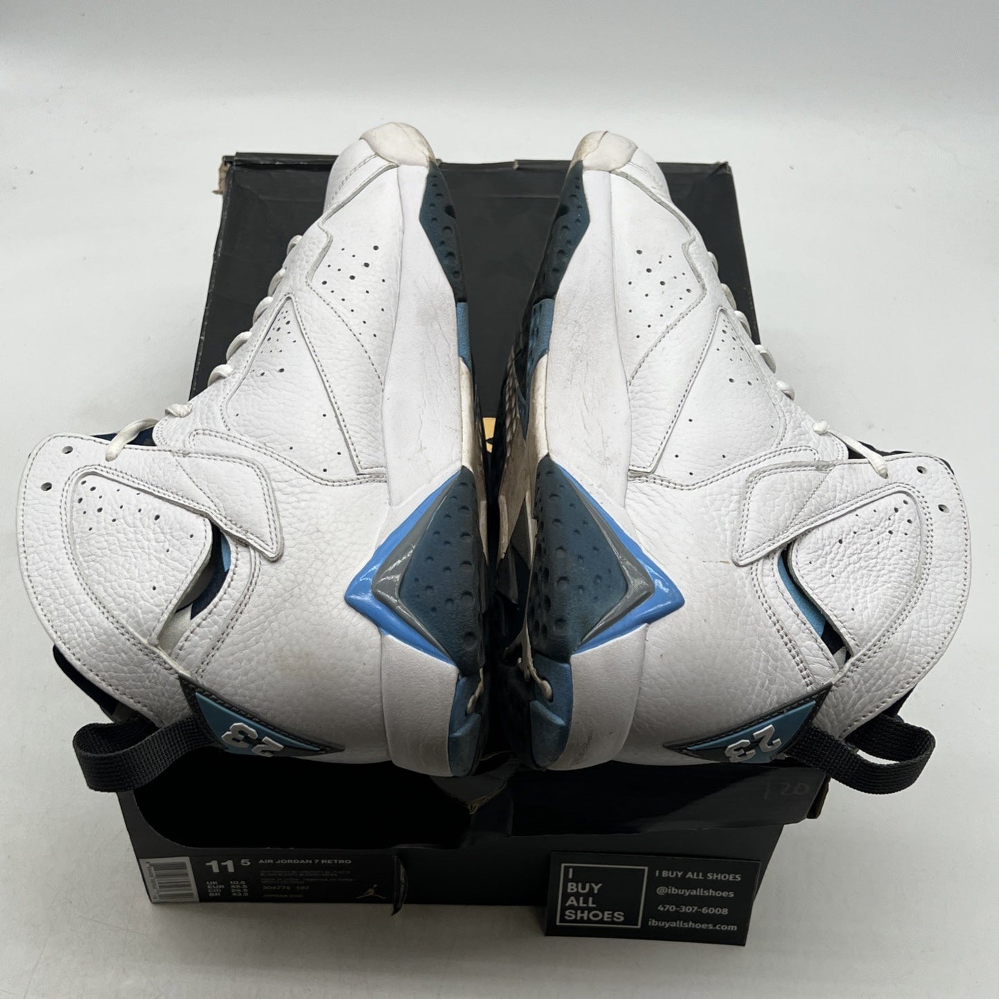 Size 11.5 - Air Jordan 7 Retro 2015 French Blue (304775-107)