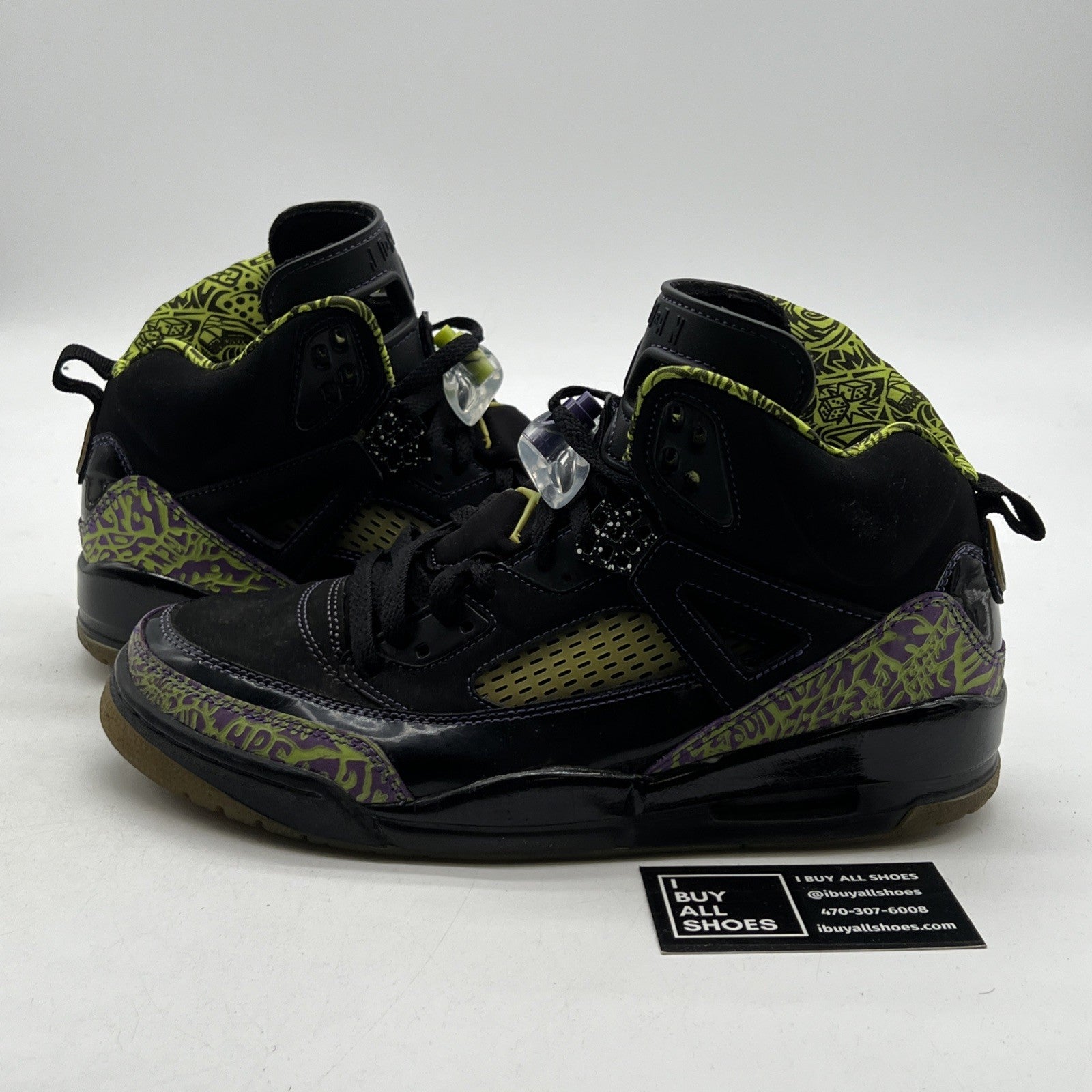 Size 9.5 - Jordan SpizIke Citron (315371-031)
