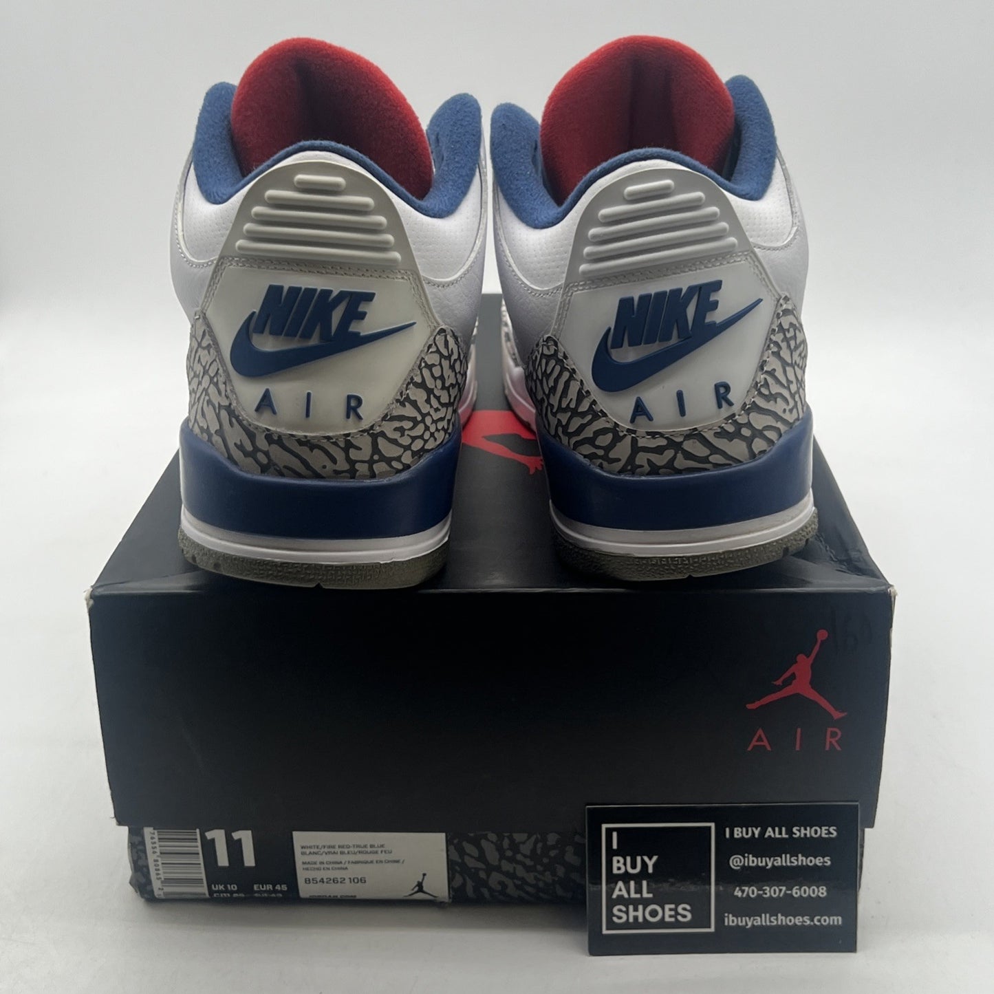 Size 11 - Air Jordan 3 Retro OG Mid True Blue (854262-106)