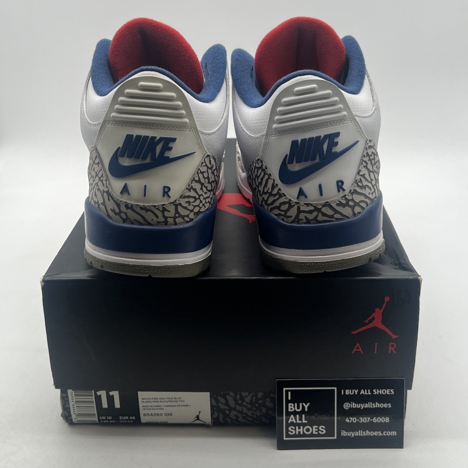 Size 11 - Air Jordan 3 Retro OG Mid True Blue (854262-106)