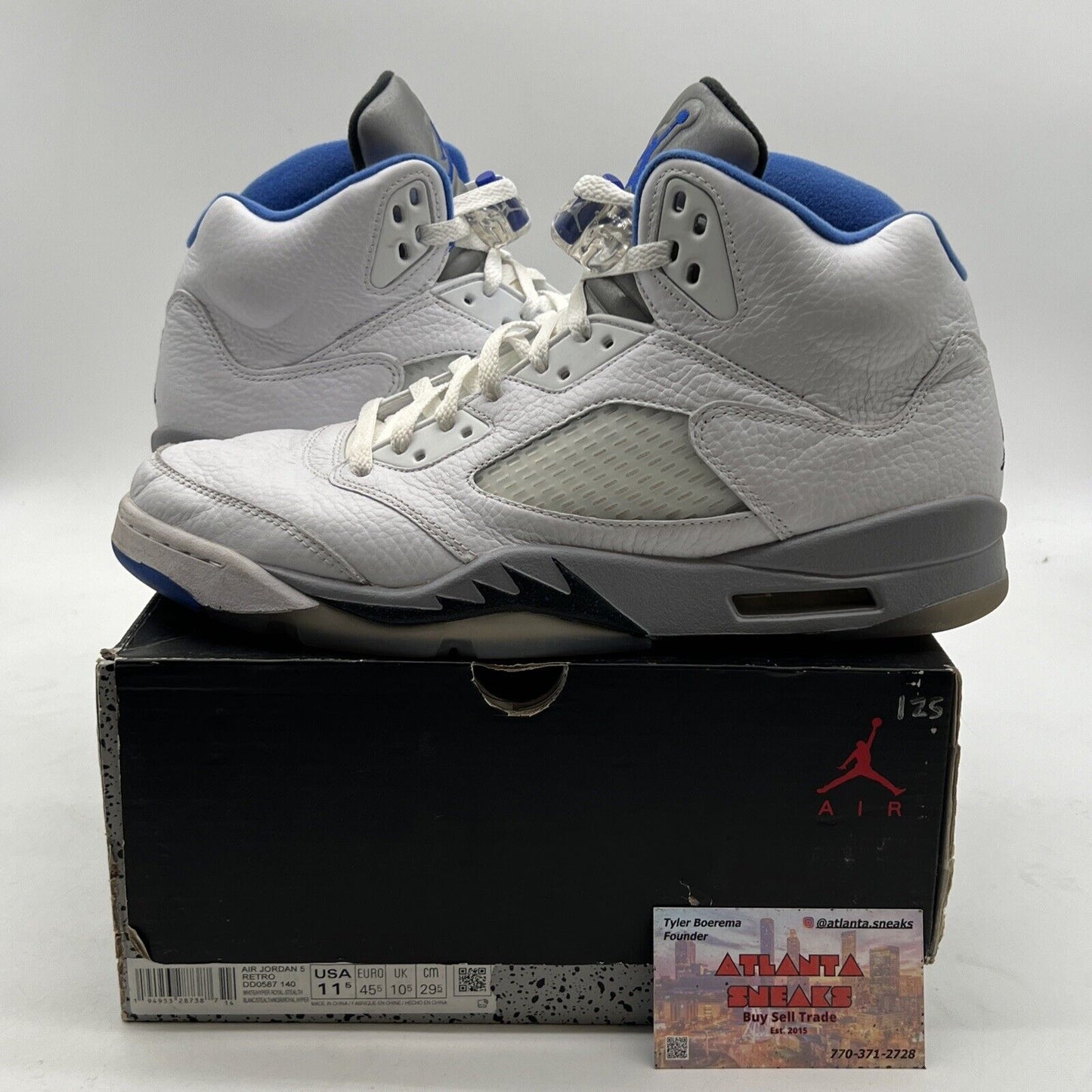 Size 11.5 - Air Jordan 5 Retro Stealth 2.0 (DD0587-140)