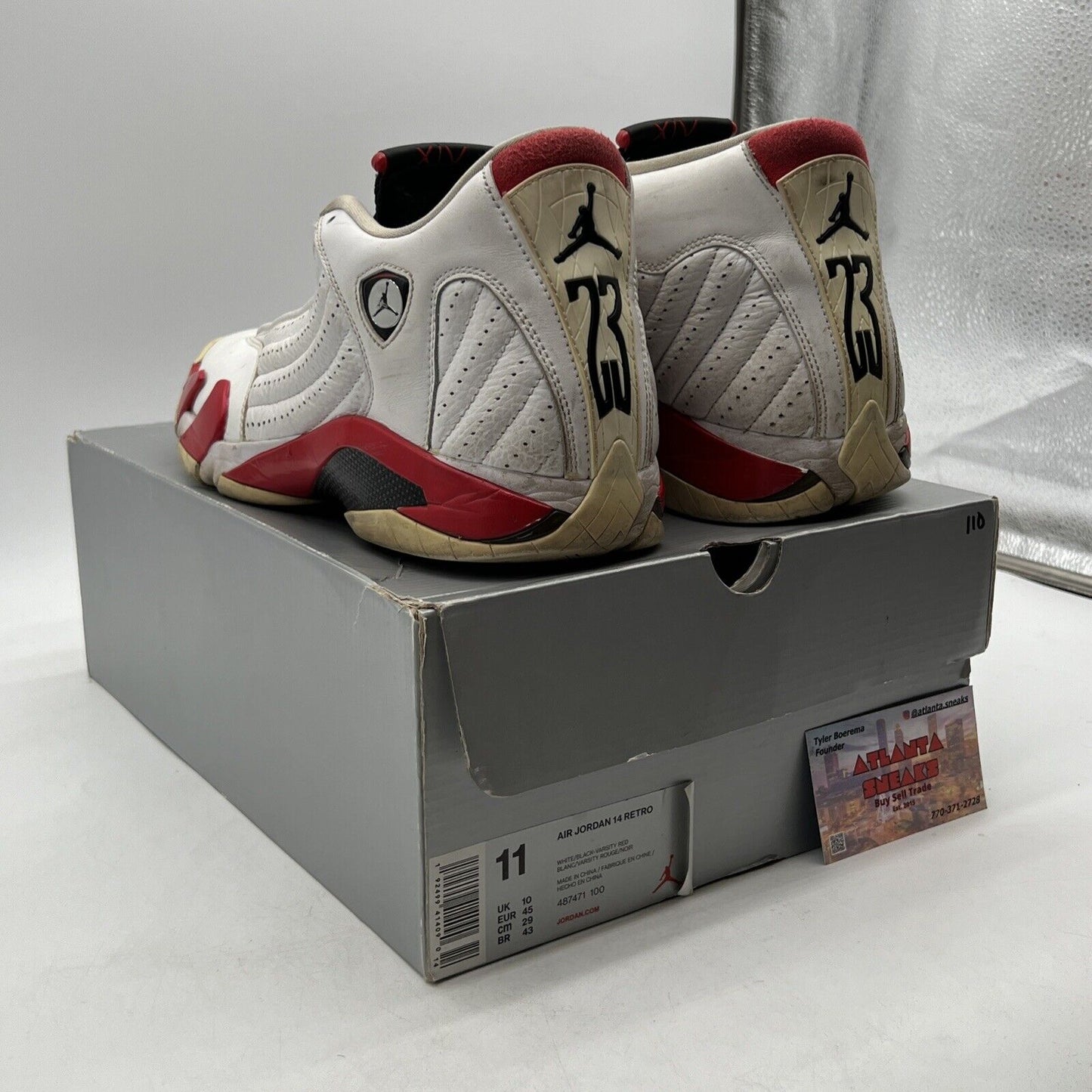 Size 11 - Air Jordan 14 Retro 2019 Candy Cane (487471-100)